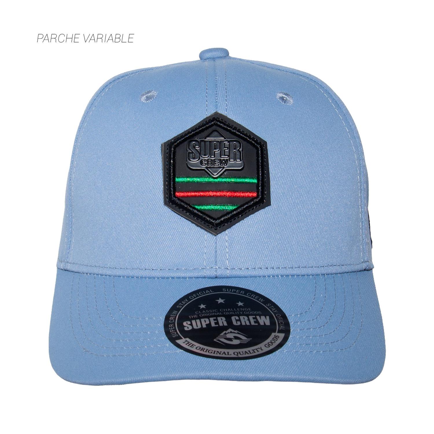 GORRA CON BROCHE UNISEX GSC005 SUPERCREW CELESTE 1033756 - 1
