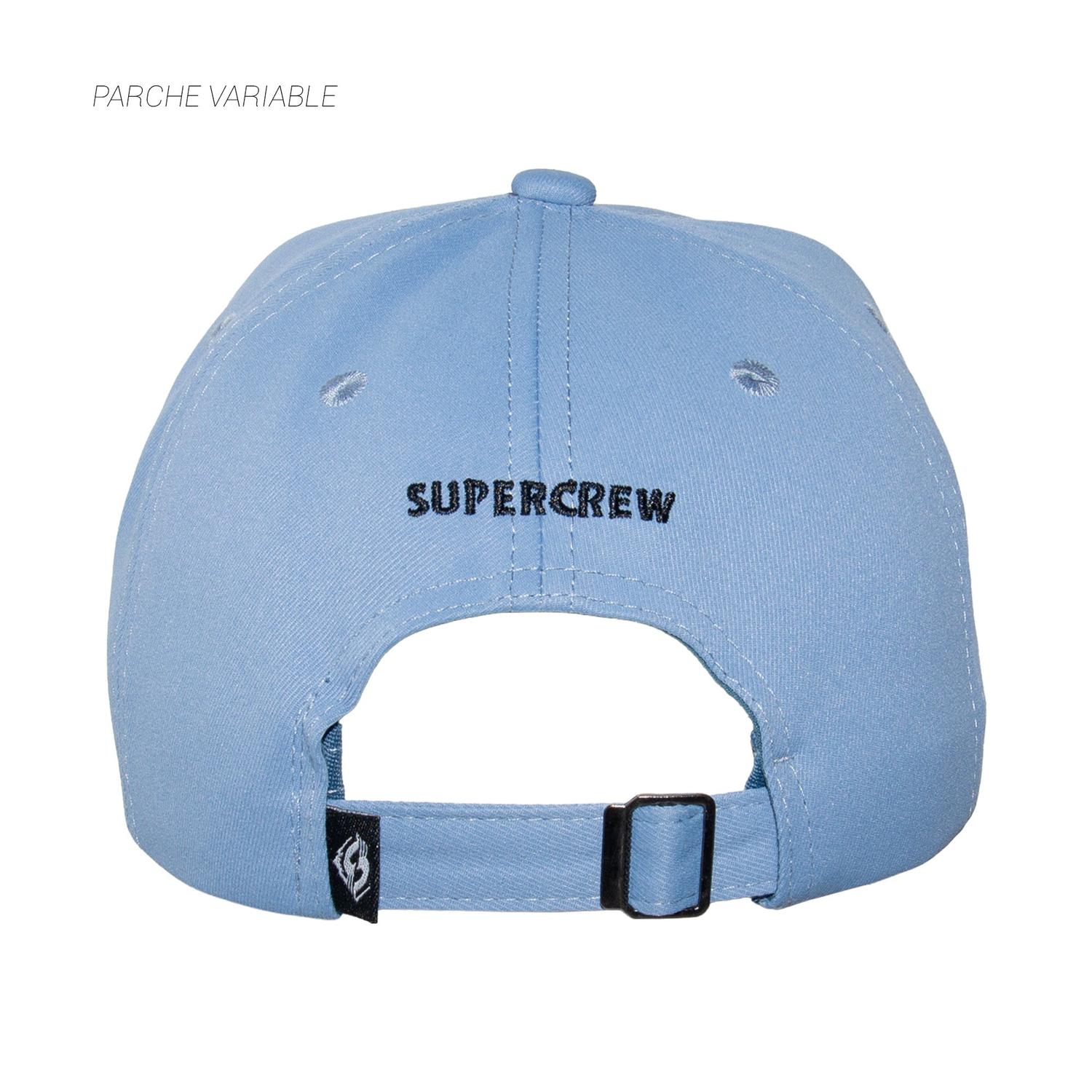GORRA CON BROCHE UNISEX GSC005 SUPERCREW CELESTE 1033756 - 3