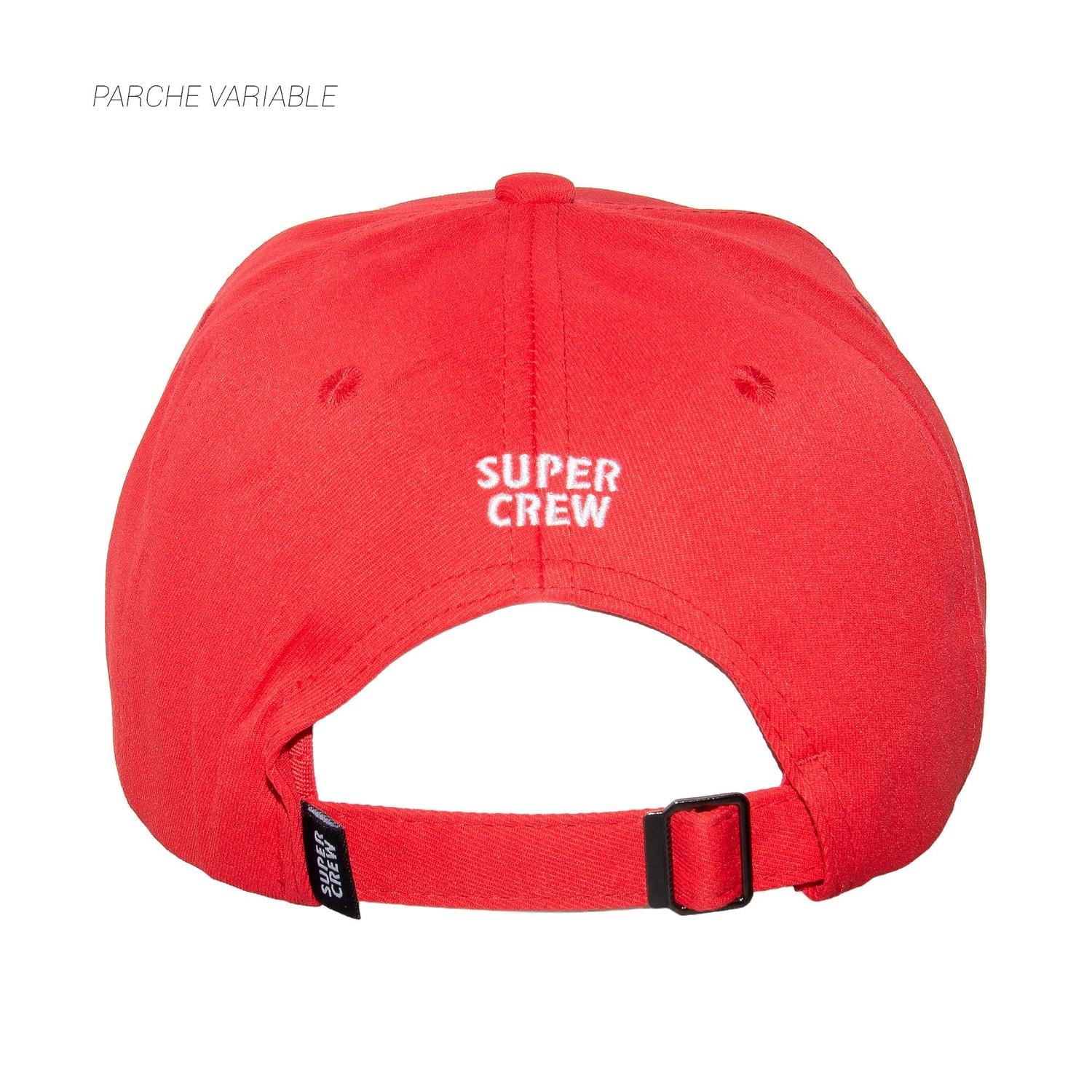 GORRA CON BROCHE UNISEX GSC001 SUPERCREW ROJO 1033752 - 3