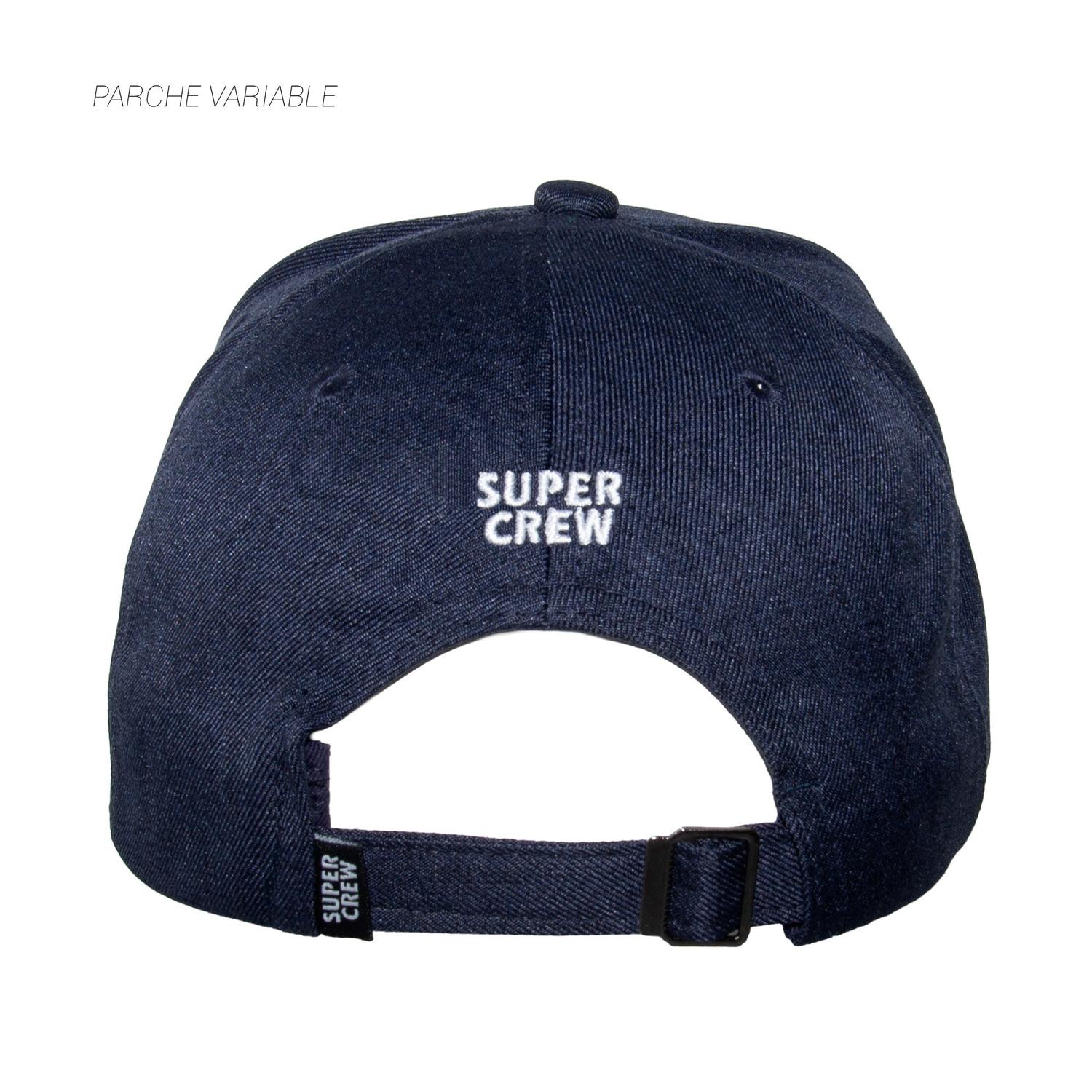 GORRA CON BROCHE UNISEX GSC008 SUPERCREW AZUL 1033759 - 3