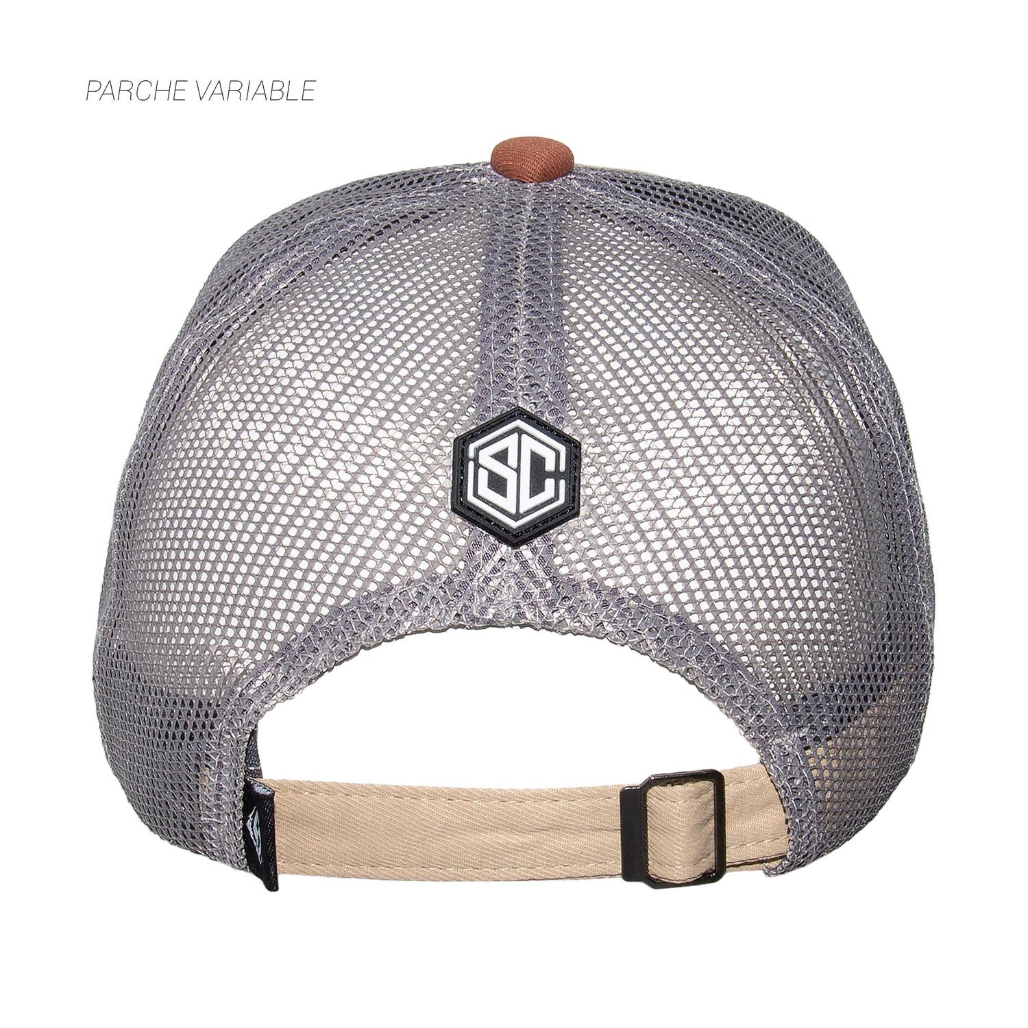 GORRA CON BROCHE UNISEX GSCM004 SUPERCREW MARRÓN 1033771 - 3