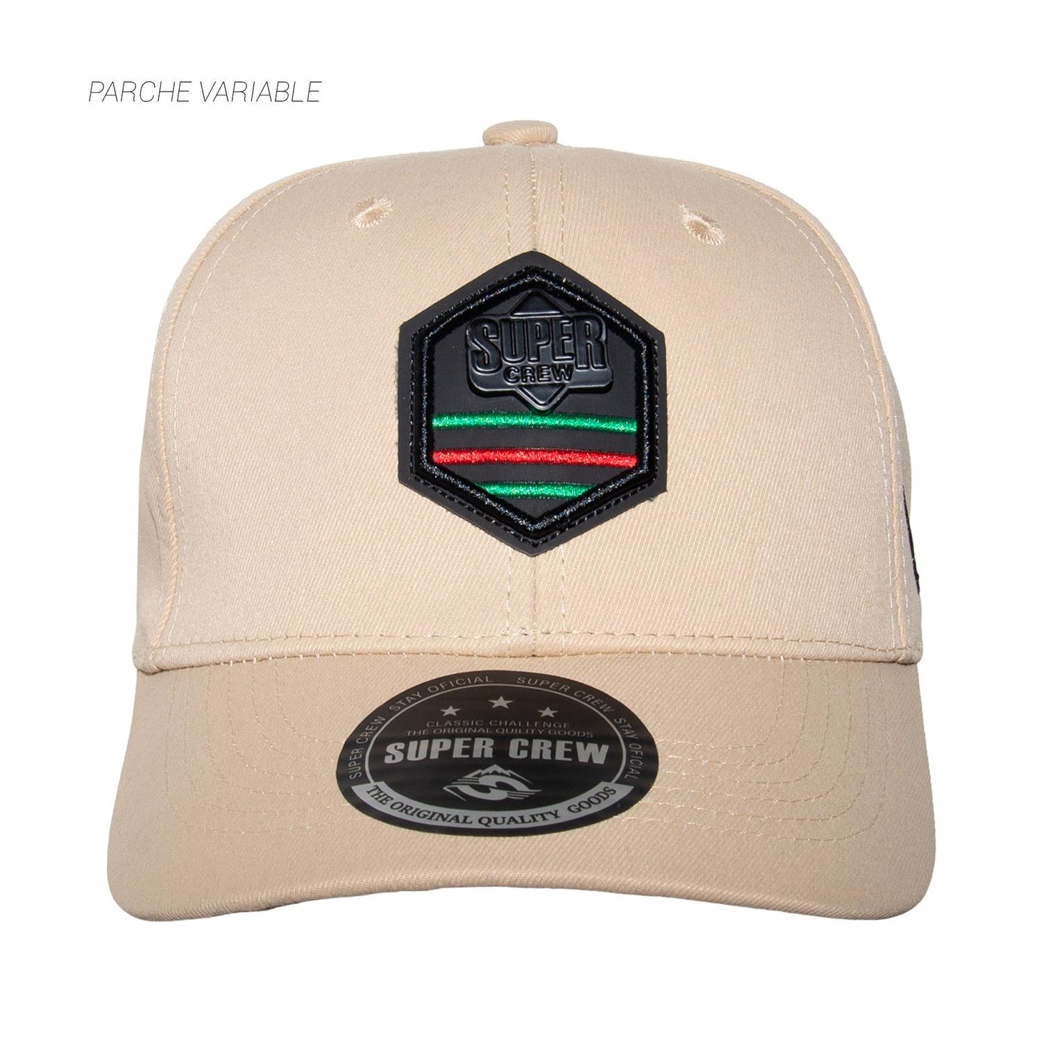 GORRA CON BROCHE UNISEX GSC007 SUPERCREW MARRÓN 1033758 - 1