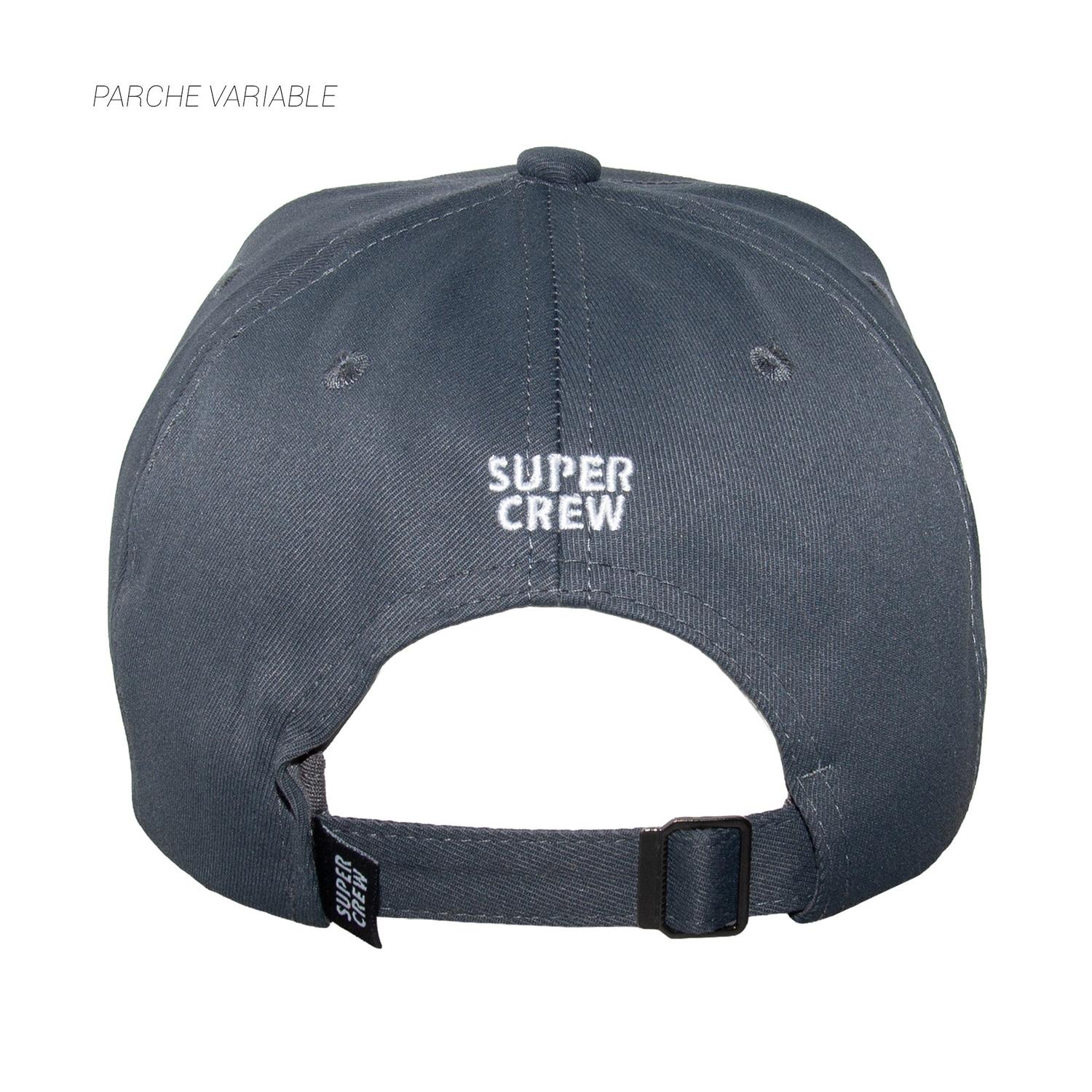 GORRA CON BROCHE UNISEX GSC006 SUPERCREW GRIS 1033757 - 3