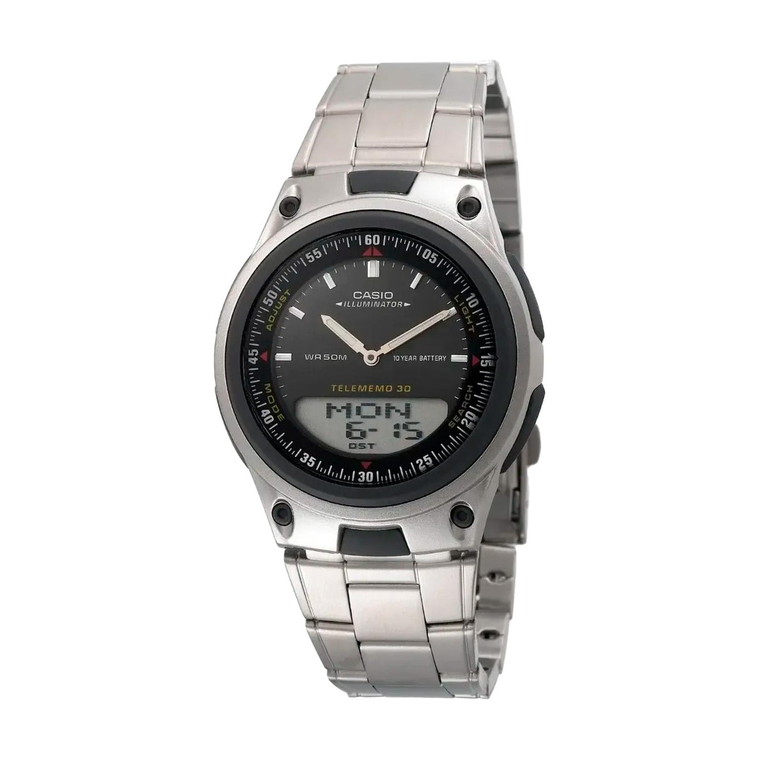 RELOJ ANALOGICO-DIGITAL HOMBRE AW-80D-1AVCB CASIO BLANCO 1034367 - 1