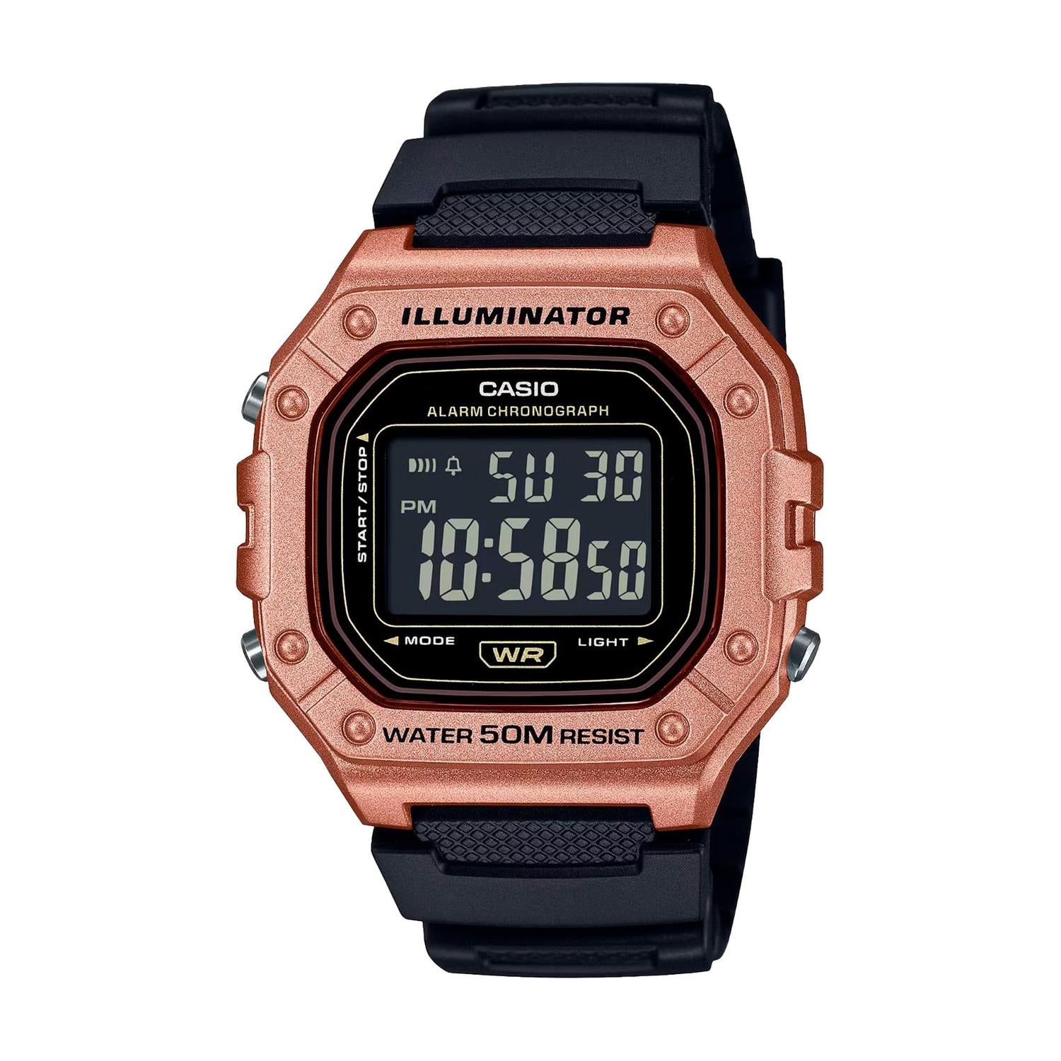 RELOJ DIGITAL HOMBRE W-218HM-5BVCF CASIO ROJO 1034371 - 1