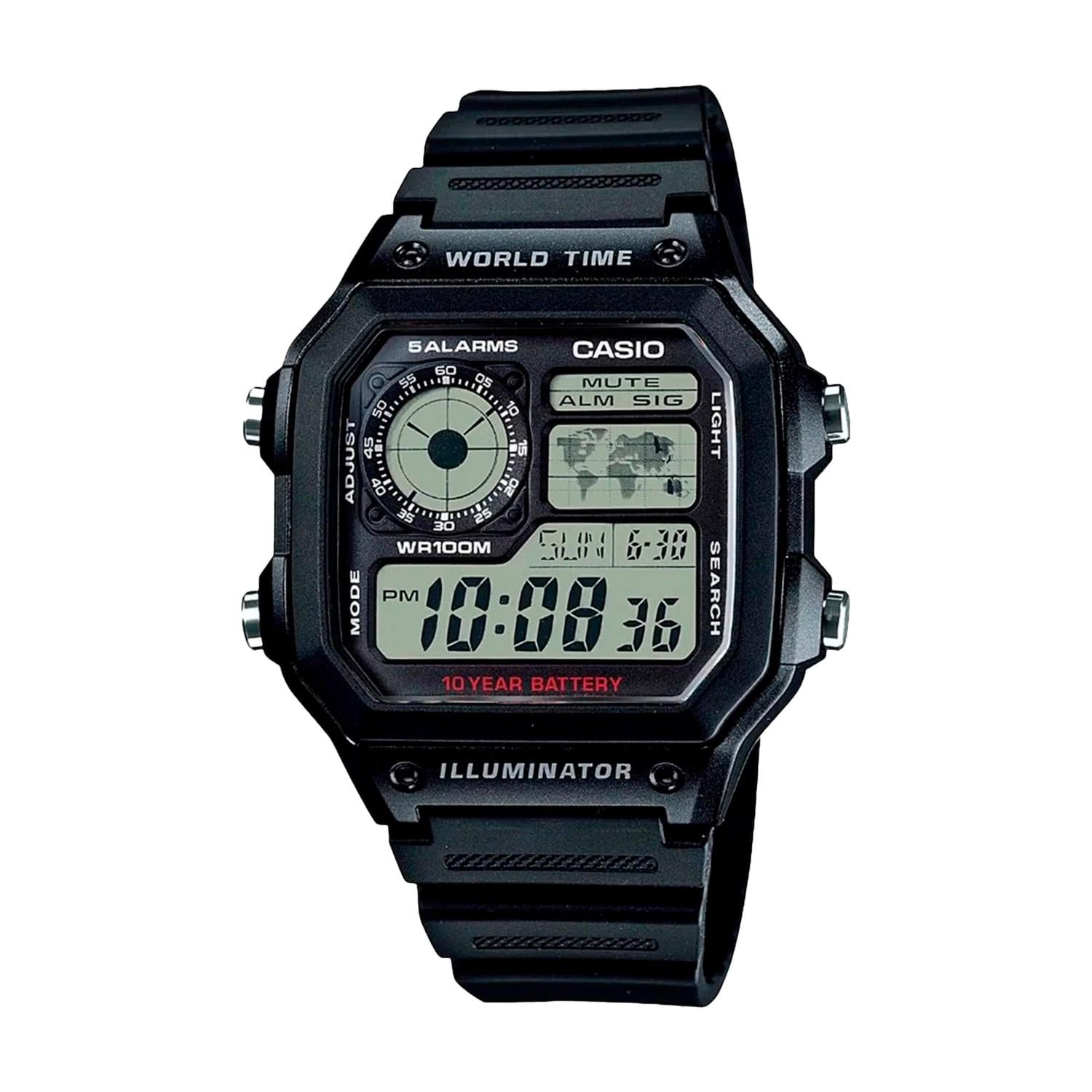 RELOJ DIGITAL HOMBRE AE-1200WH-1AVCF CASIO NEGRO 1034376 - 1