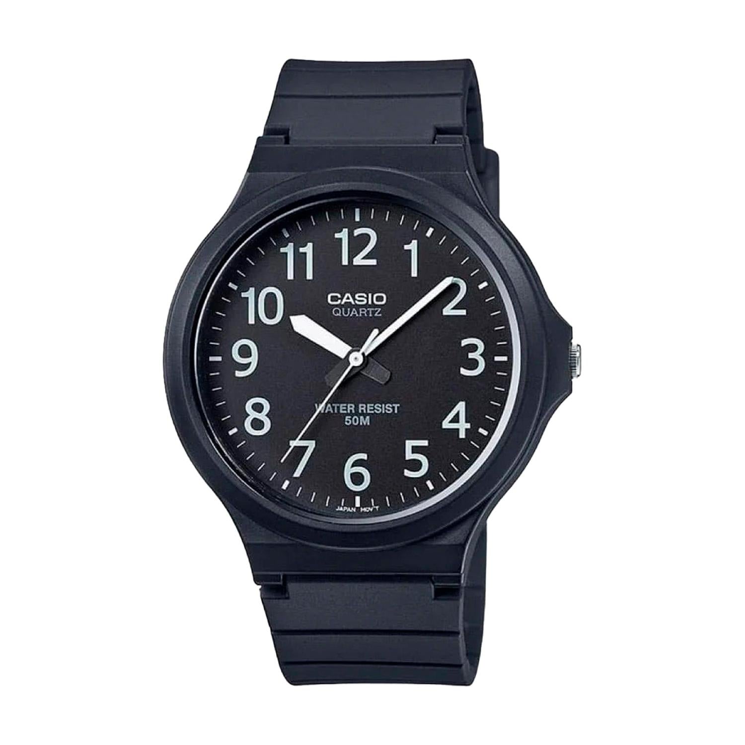 RELOJ ANALOGICO HOMBRE MW-240-1BVCF CASIO NEGRO 1034358 - 1