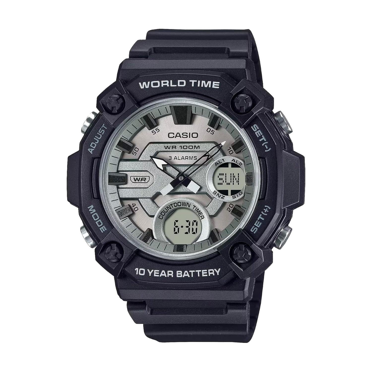 RELOJ ANALOGICO-DIGITAL HOMBRE AEQ-120W-7AVCF CASIO NEGRO 1034366 - 1