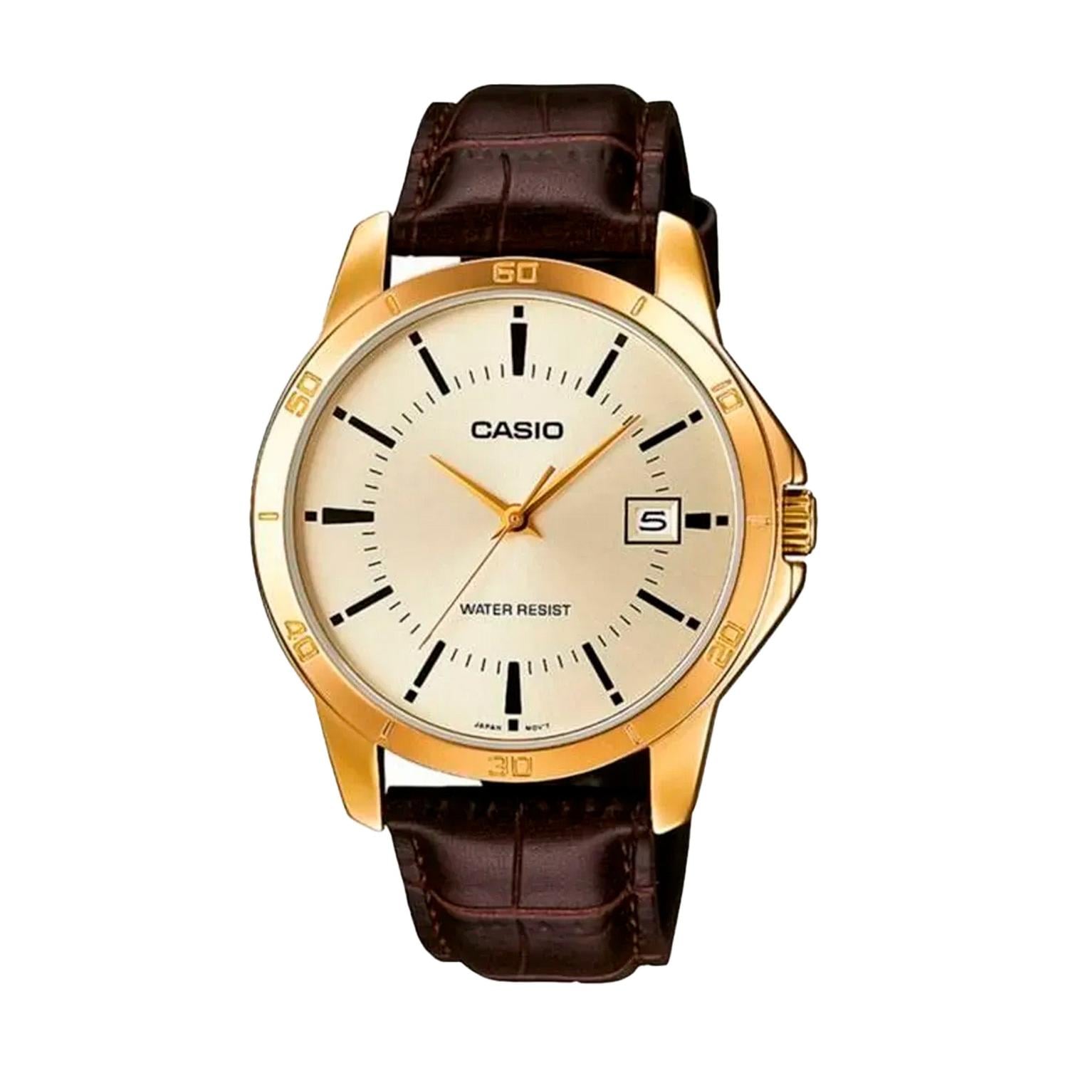 RELOJ ANALOGICO HOMBRE MTP-V004GL-9AUDF CASIO DORADO 1034382 - 1