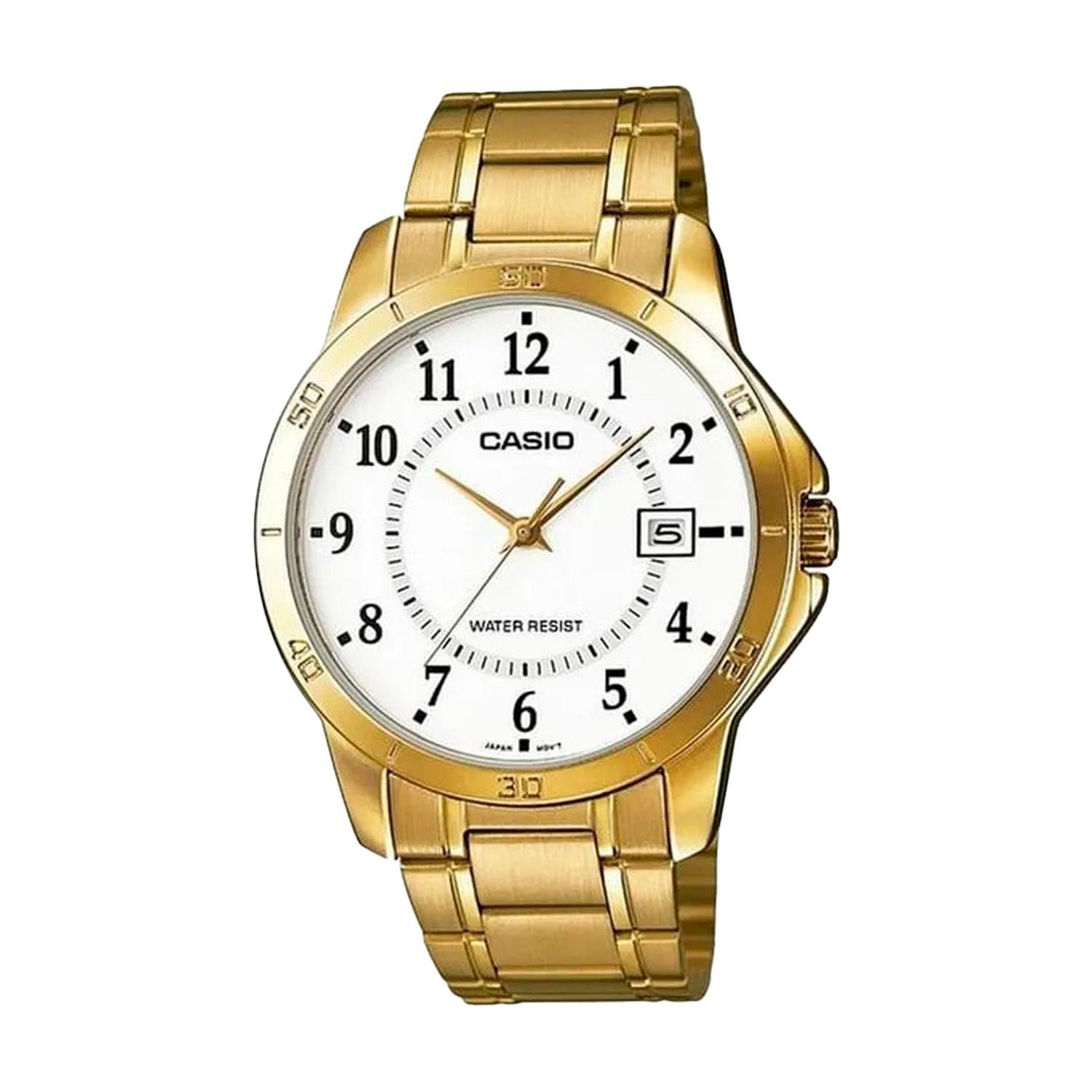 RELOJ ANALOGICO HOMBRE MTP-V004G-7BUDF CASIO DORADO 1034383 - 1
