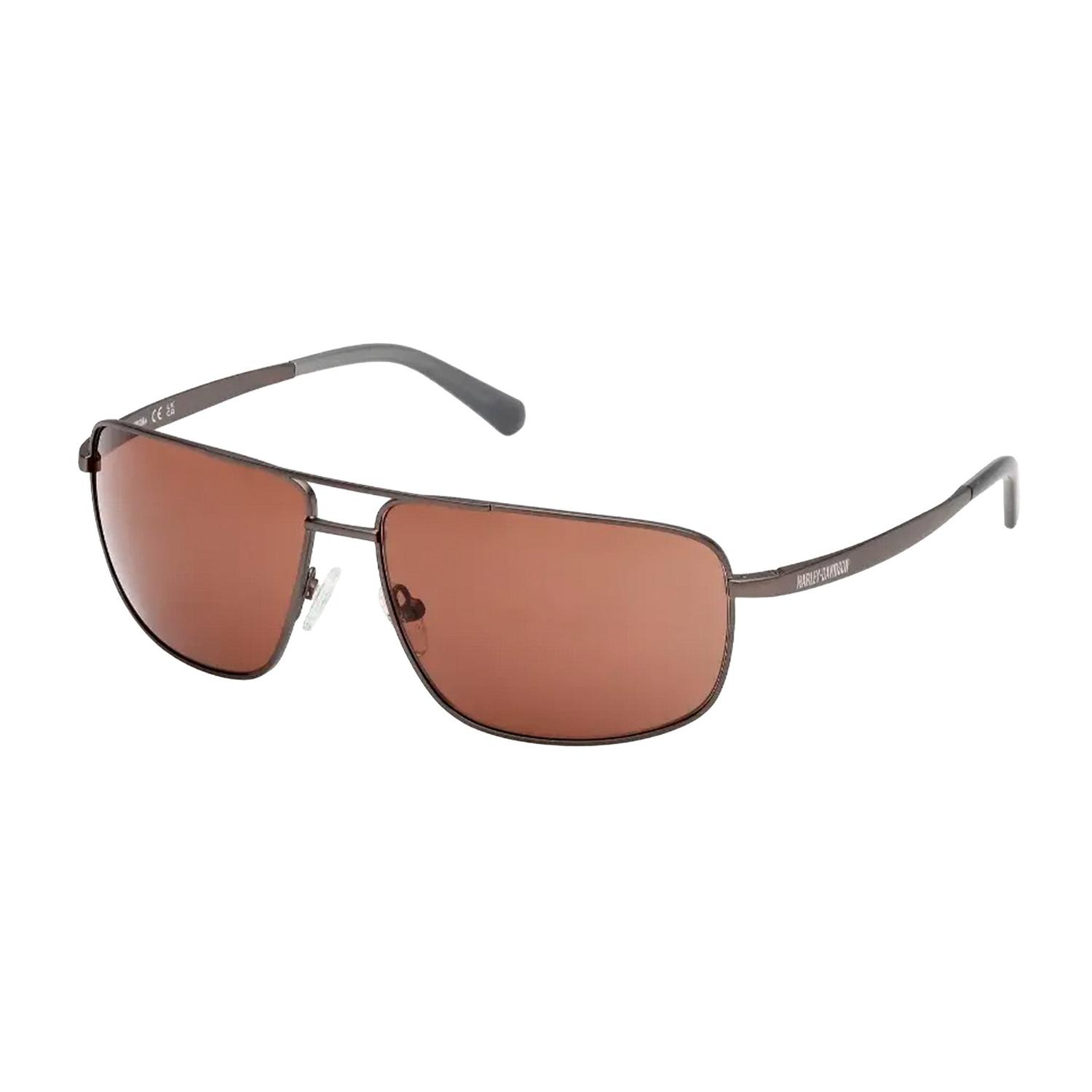 LENTES DE SOL UV400 HOMBRE HD00025 09E 64 HARLEY DAVIDSON MARRÓN MARRÓN 1034610 - 2