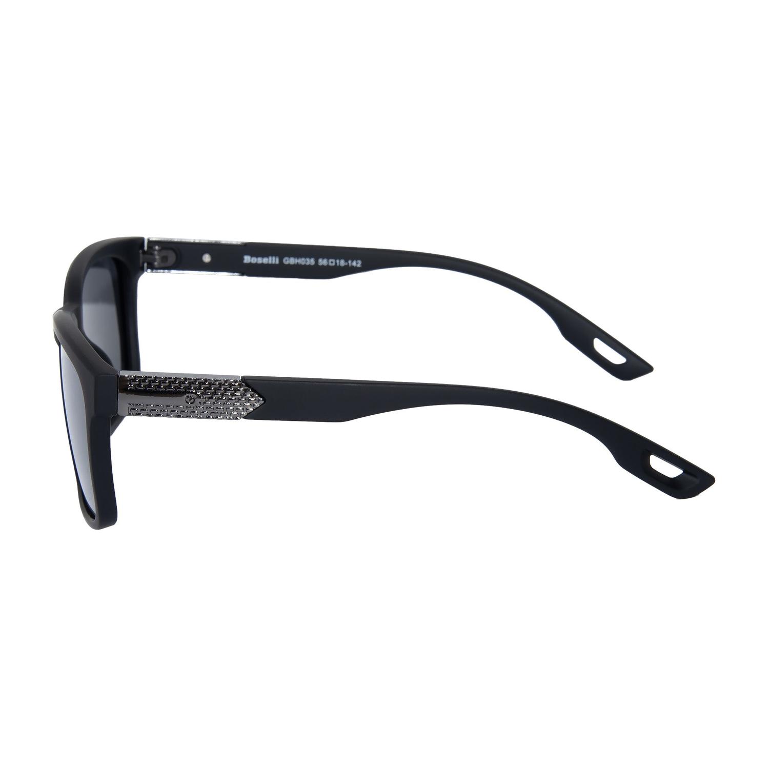 LENTES DE SOL POLARIZADO UNISEX GBH035 BOSELLI NEGRO 1034572 - 3