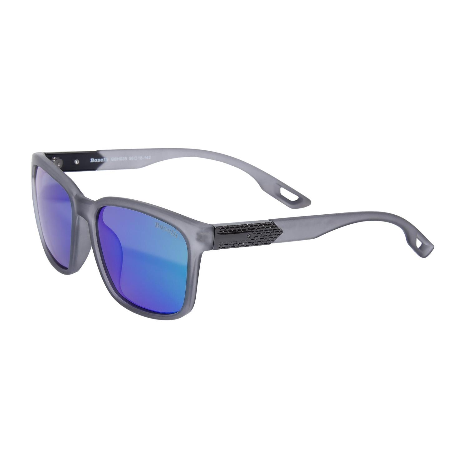 LENTES DE SOL POLARIZADO UNISEX GBH035 BOSELLI PLOMO 1034574 - 2