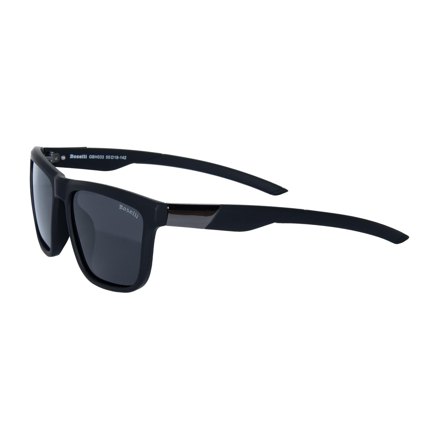 LENTES DE SOL POLARIZADO UNISEX GBH034 BOSELLI NEGRO NEGRO 1034527 - 2
