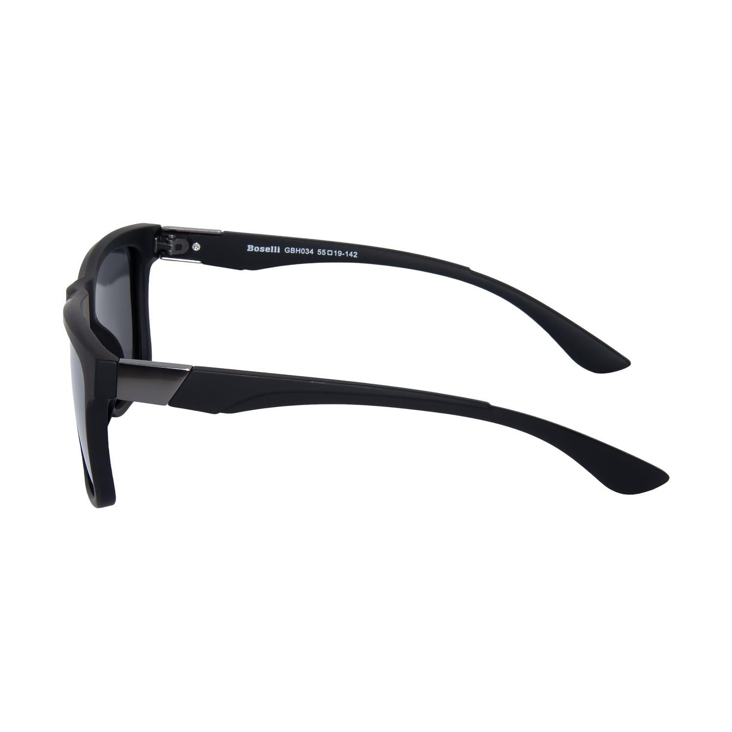 LENTES DE SOL POLARIZADO UNISEX GBH034 BOSELLI NEGRO 1034567 - 3