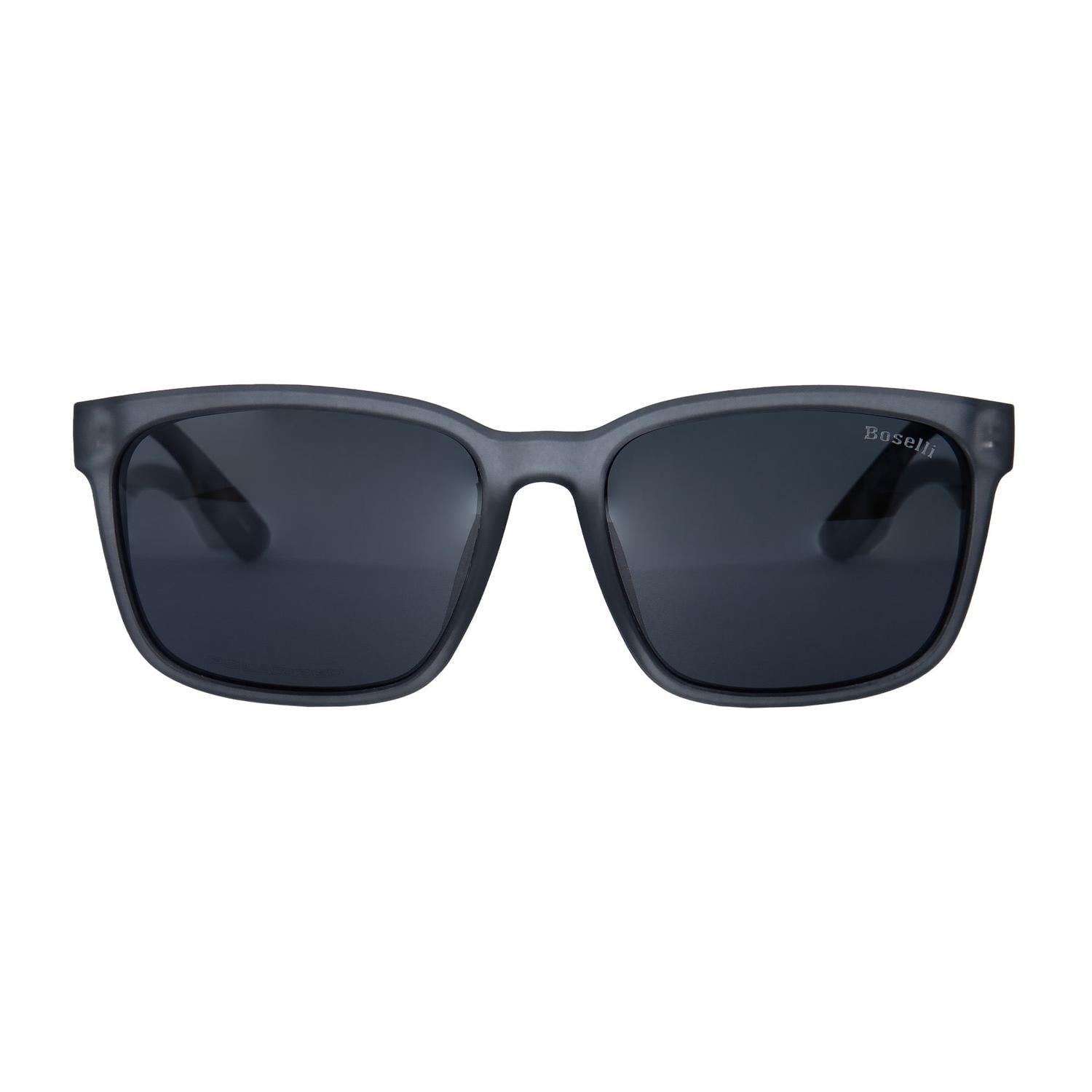 LENTES DE SOL POLARIZADO UNISEX GBH035 BOSELLI PLOMO 1034573 - 1
