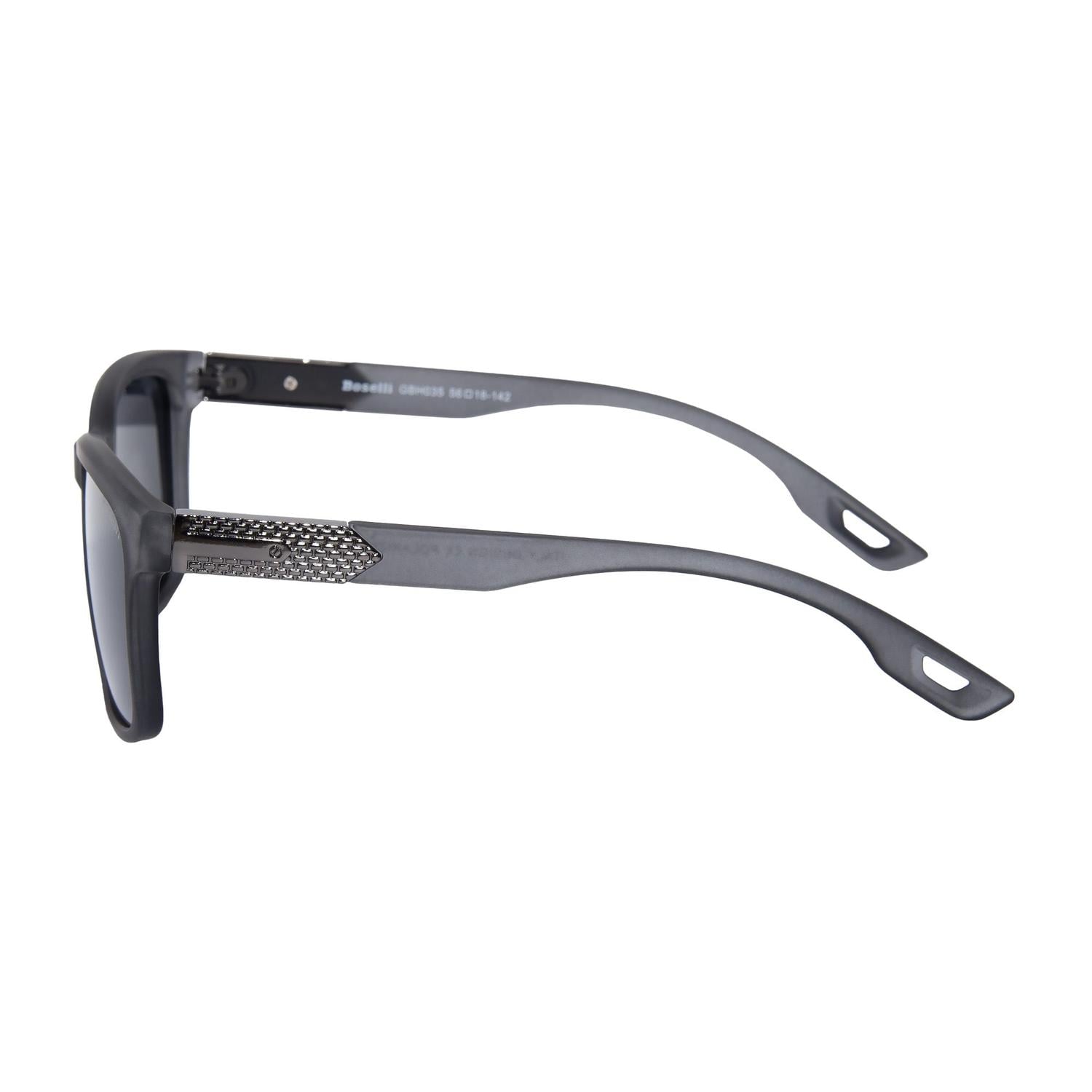 LENTES DE SOL POLARIZADO UNISEX GBH035 BOSELLI PLOMO 1034573 - 3