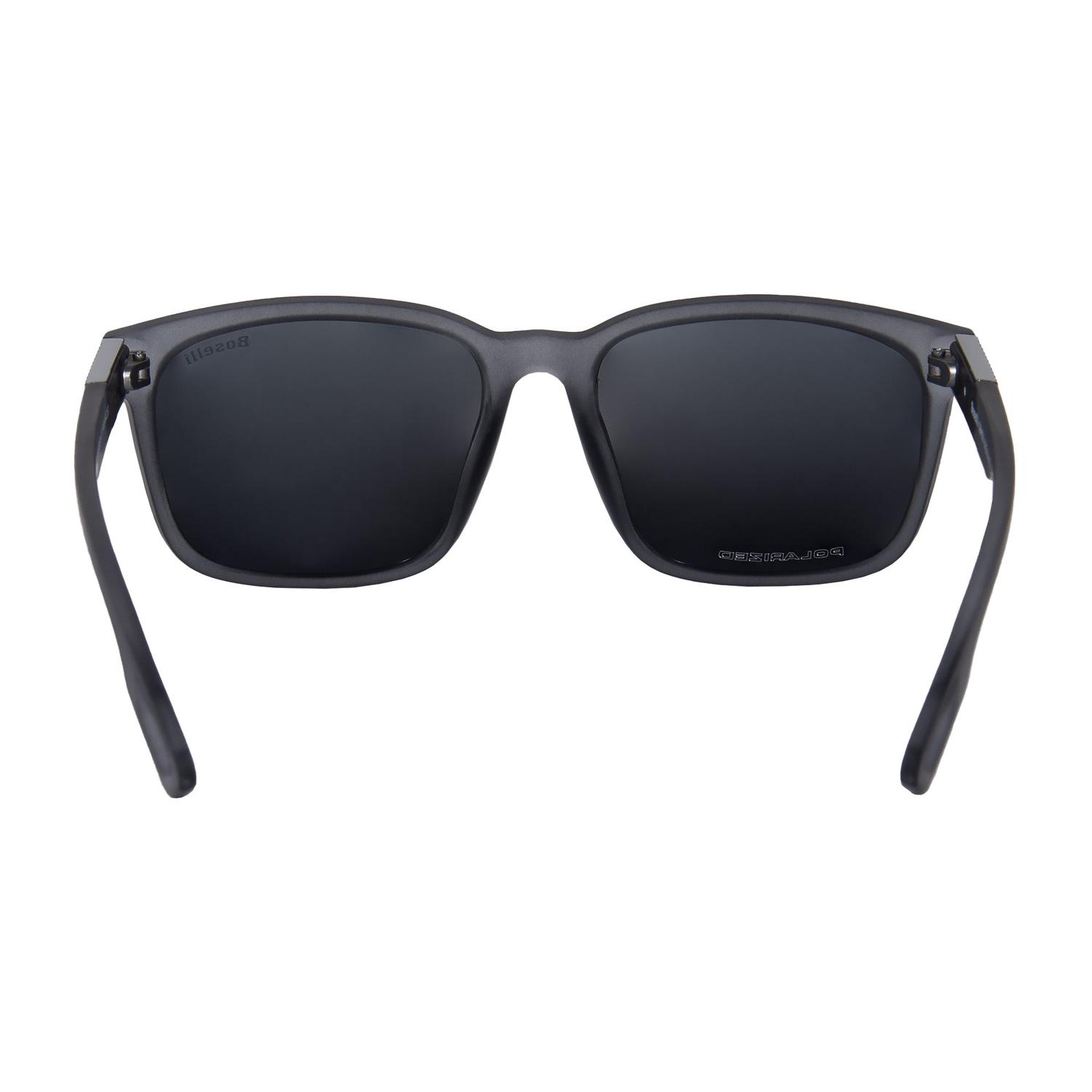 LENTES DE SOL POLARIZADO UNISEX GBH035 BOSELLI PLOMO 1034573 - 4