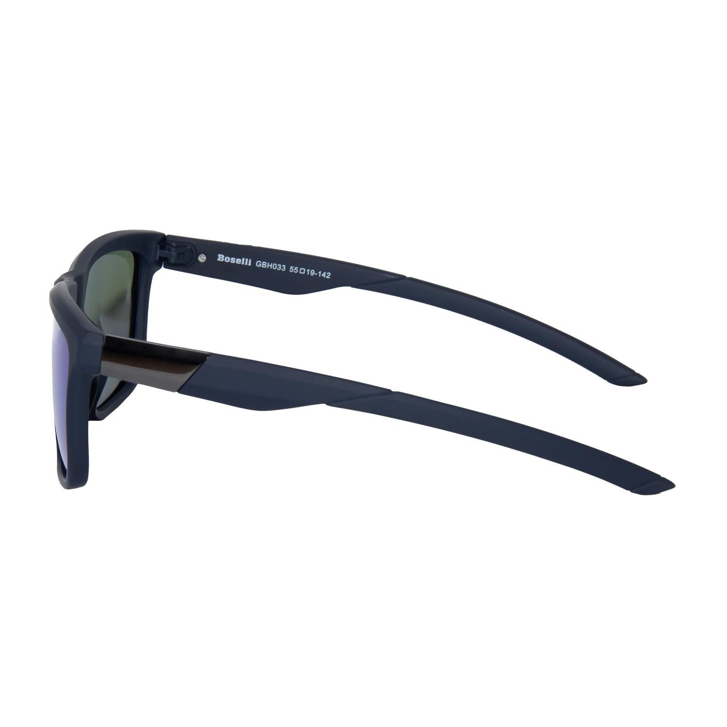 LENTES DE SOL POLARIZADO UNISEX GBH033 BOSELLI AZUL 1034530 - 3