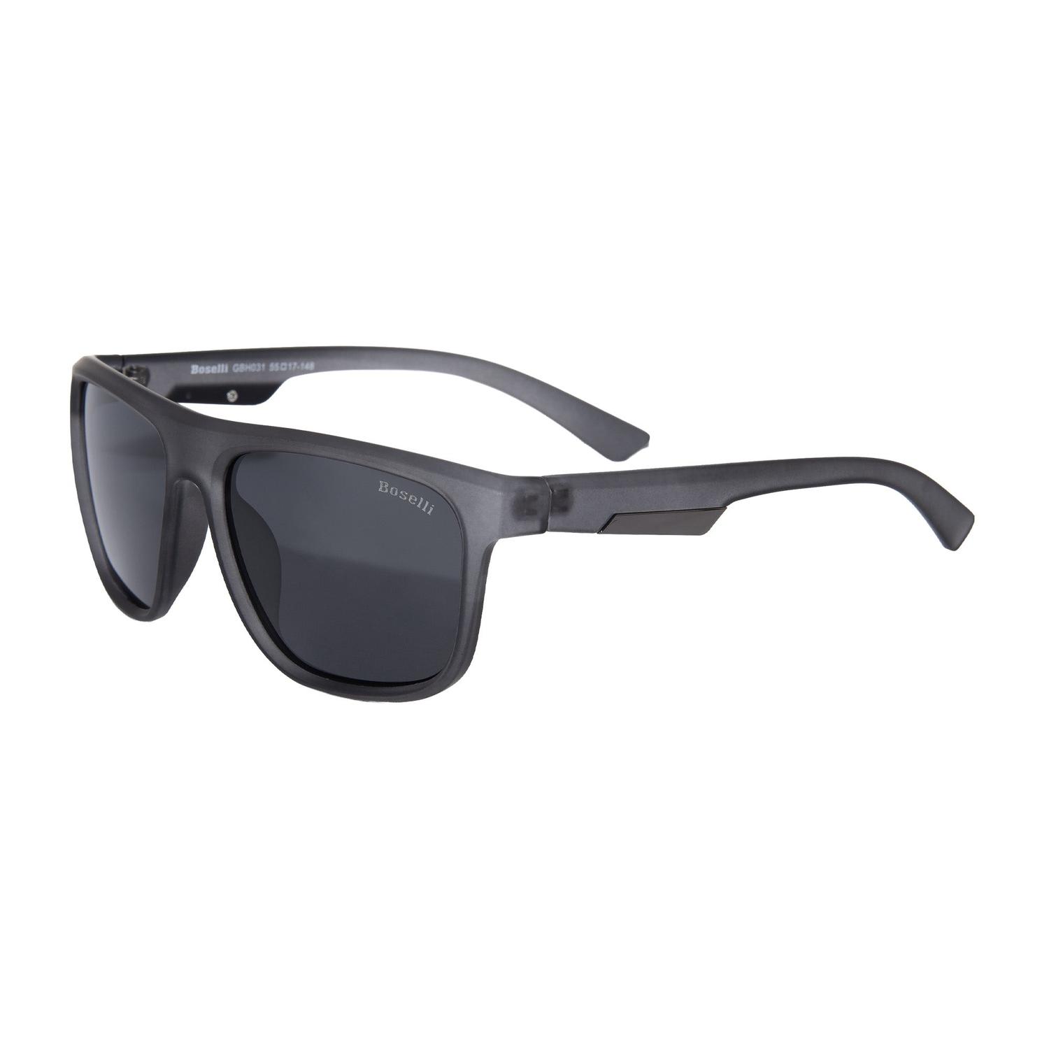 LENTES DE SOL POLARIZADO UNISEX GBH031 BOSELLI GRIS 1034518 - 2
