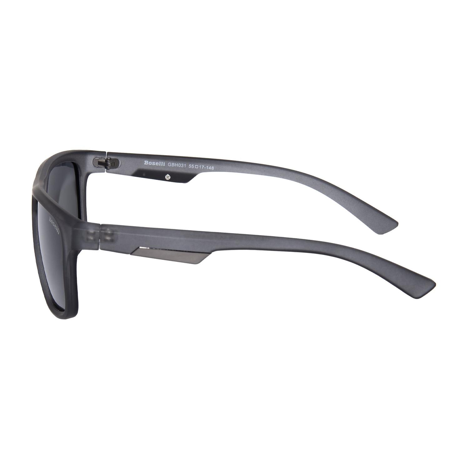 LENTES DE SOL POLARIZADO UNISEX GBH031 BOSELLI GRIS 1034518 - 3