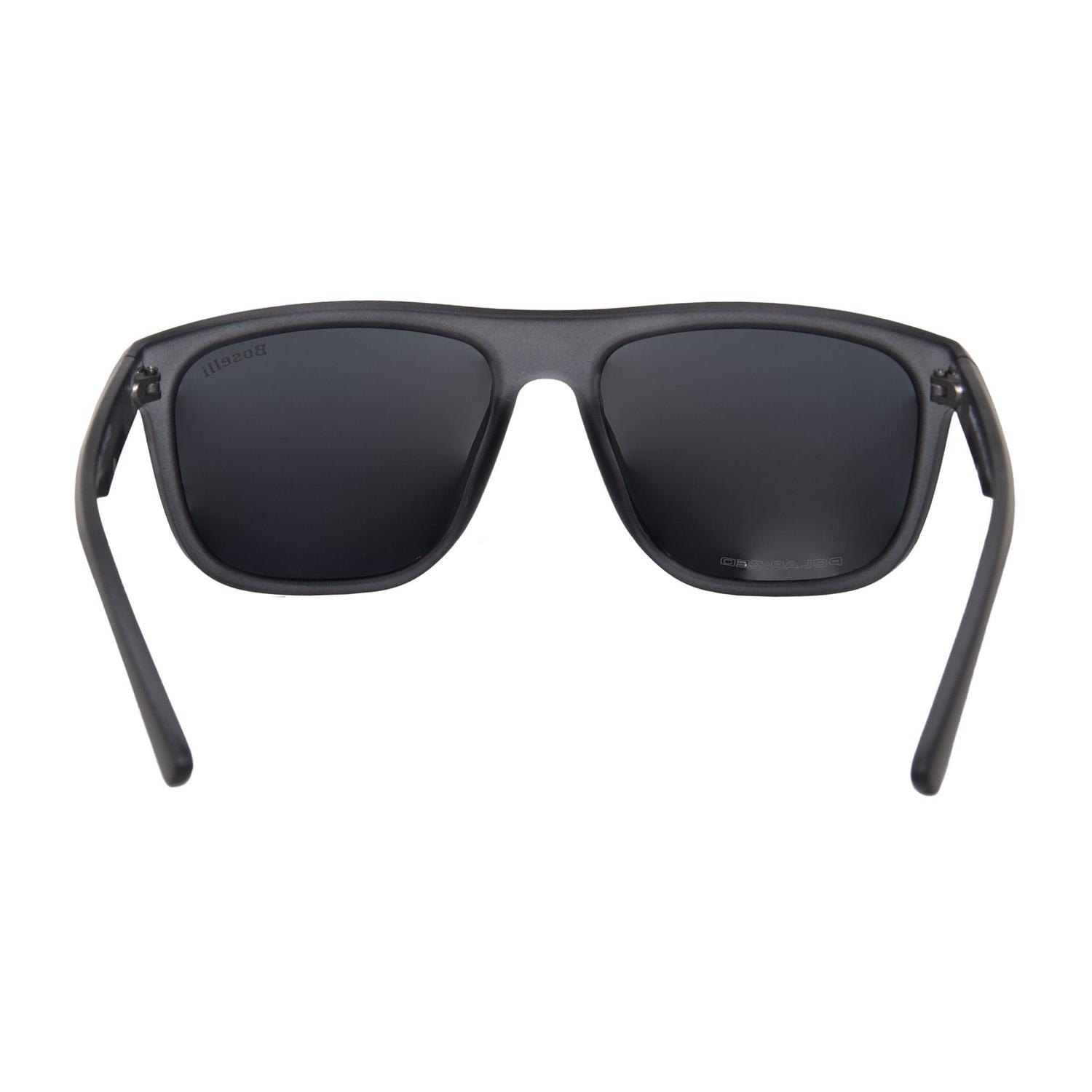 LENTES DE SOL POLARIZADO UNISEX GBH031 BOSELLI GRIS 1034518 - 4