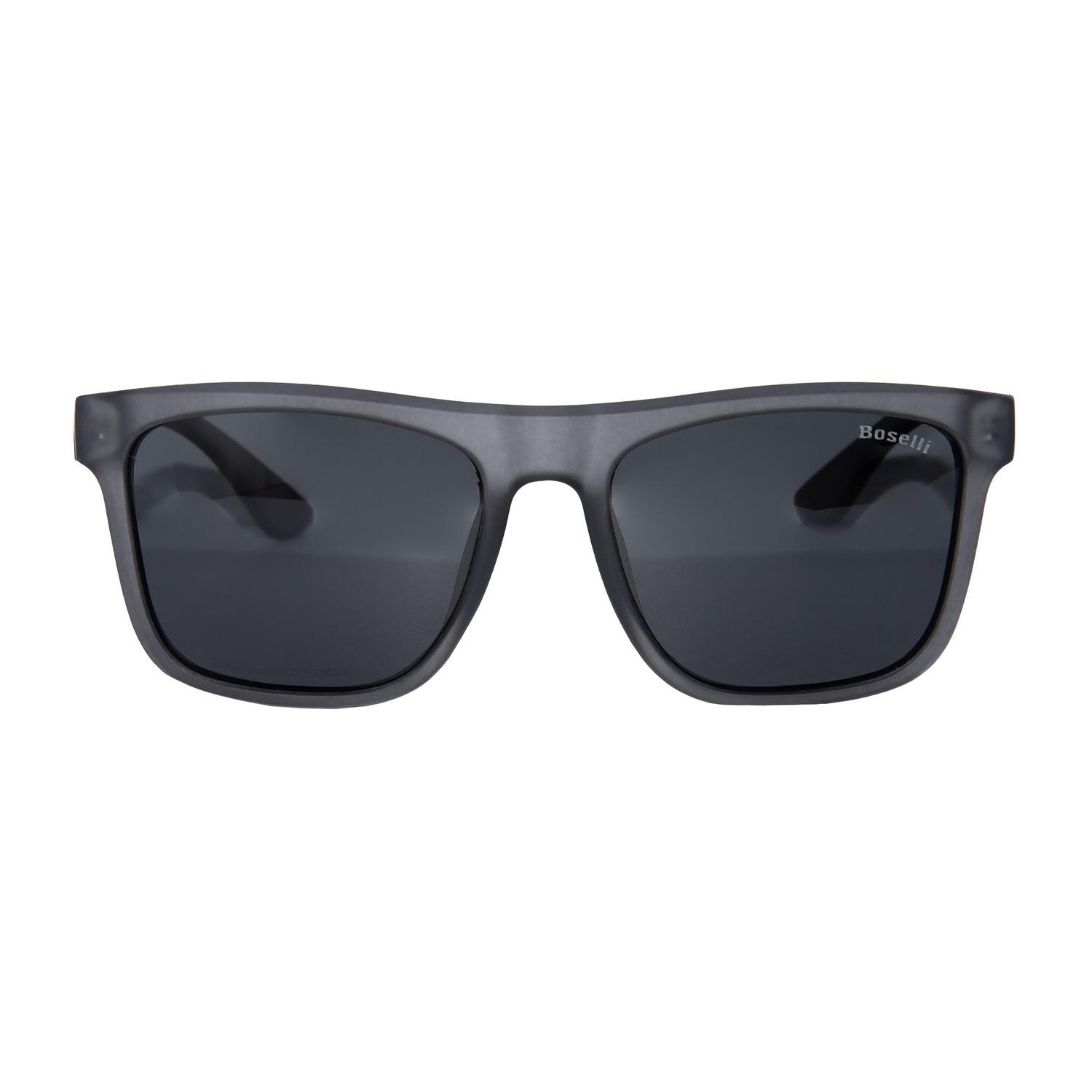 LENTES DE SOL POLARIZADO UNISEX GBH034 BOSELLI GRIS 1034568 - 1