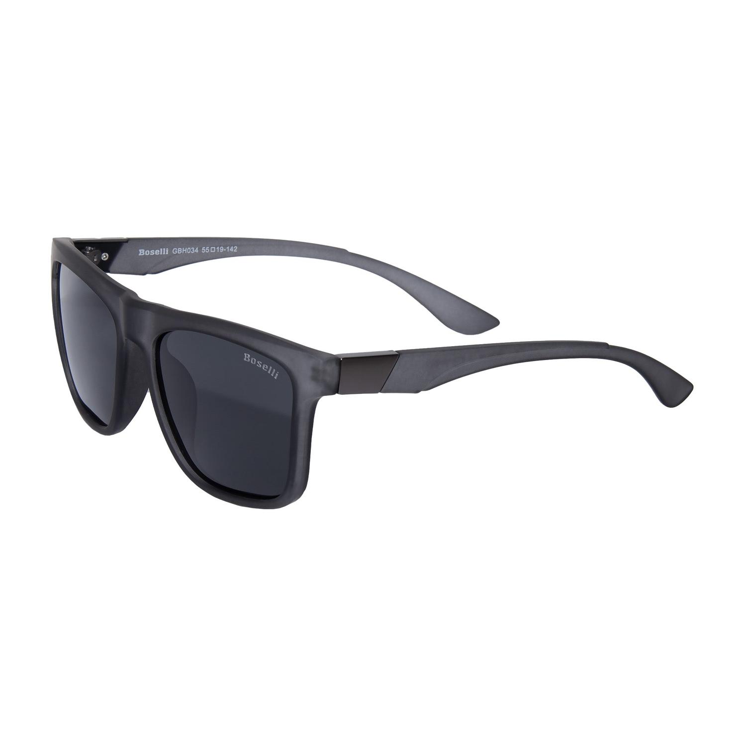 LENTES DE SOL POLARIZADO UNISEX GBH034 BOSELLI GRIS 1034568 - 2