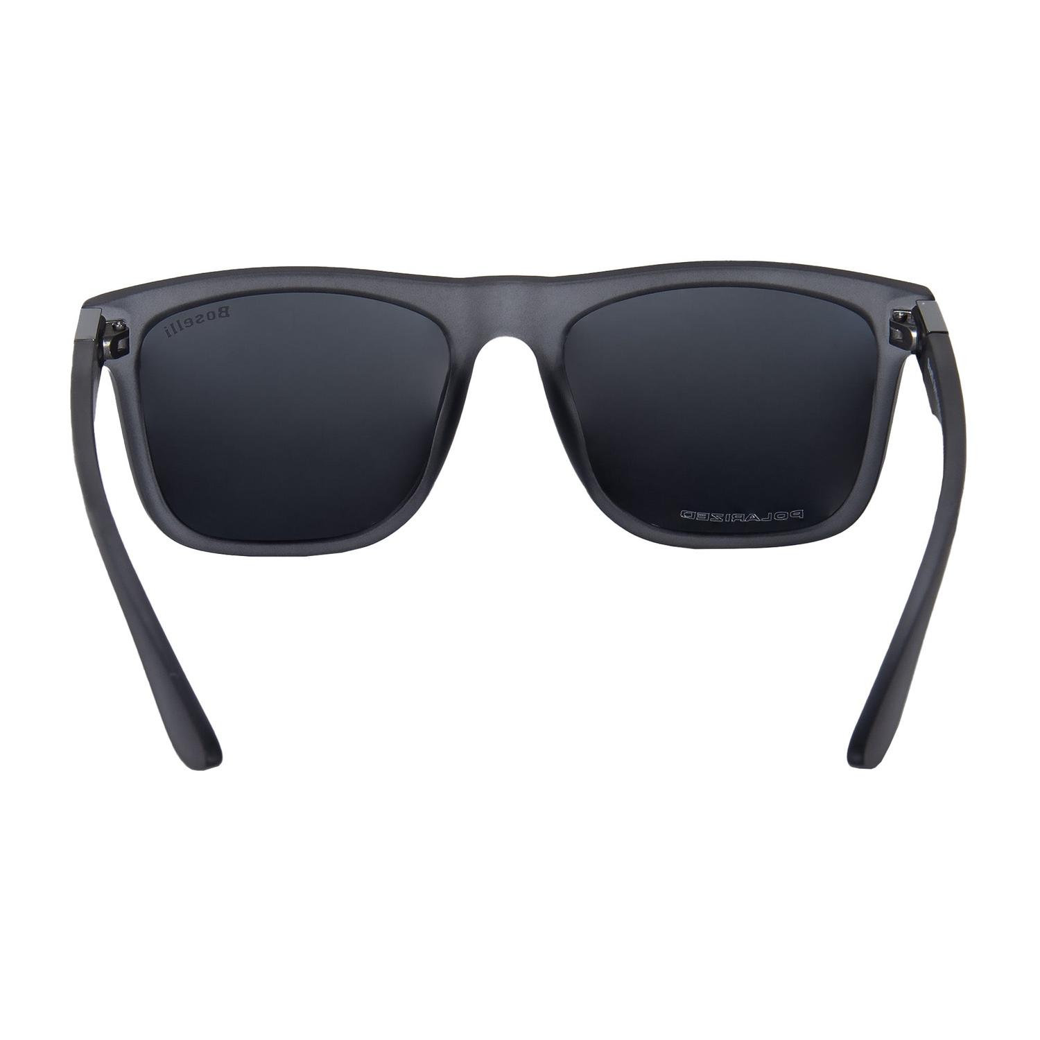 LENTES DE SOL POLARIZADO UNISEX GBH034 BOSELLI GRIS 1034568 - 4