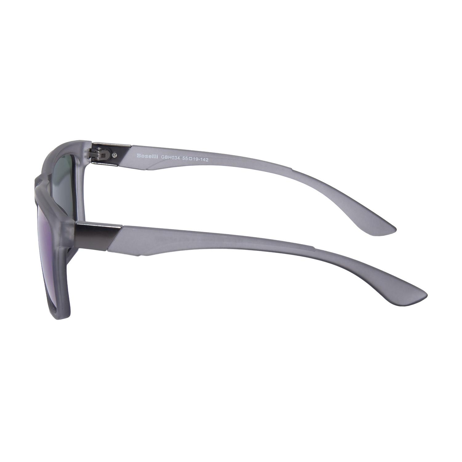 LENTES DE SOL POLARIZADO UNISEX GBH034 BOSELLI PLOMO 1034569 - 3