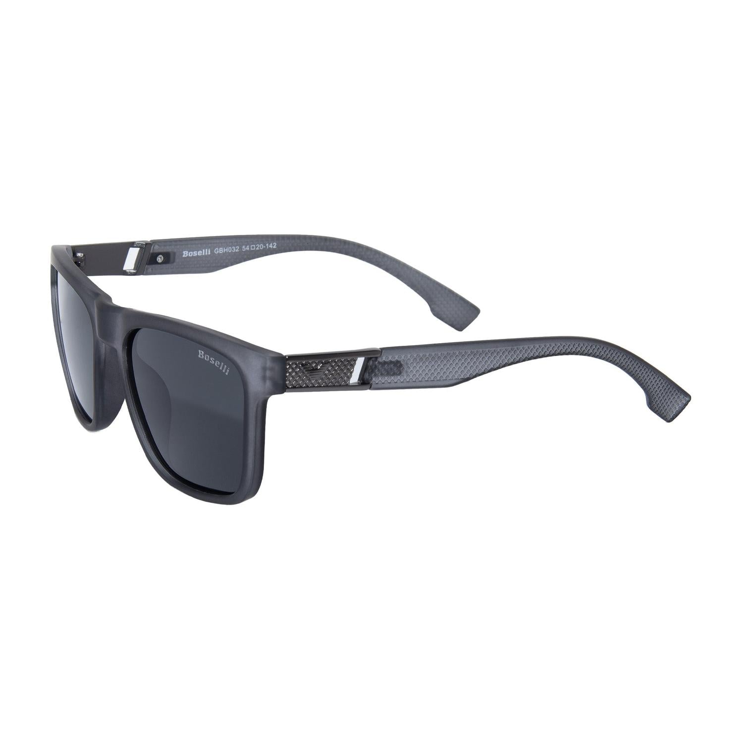 LENTES DE SOL POLARIZADO UNISEX GBH032 BOSELLI GRIS 1034523 - 2