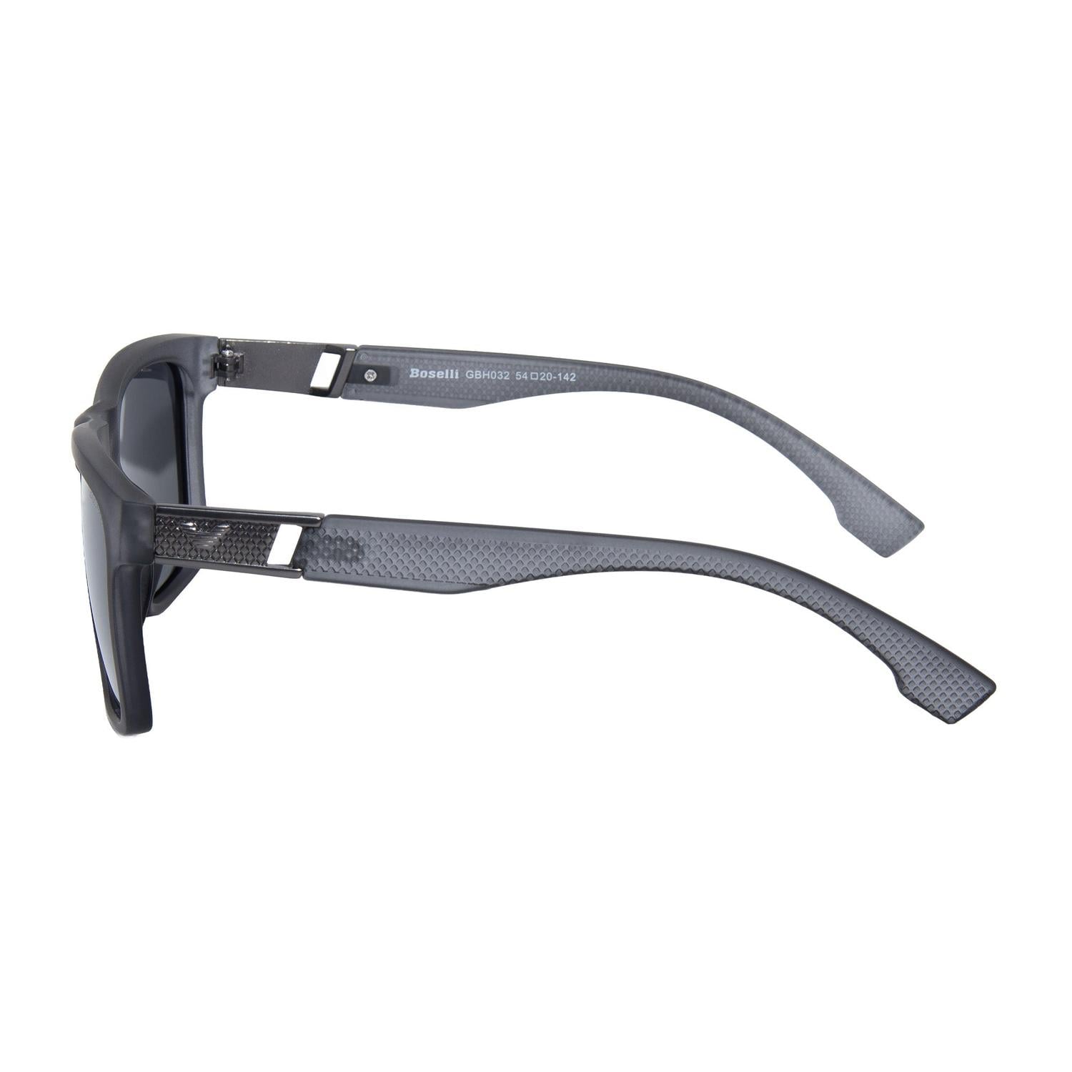 LENTES DE SOL POLARIZADO UNISEX GBH032 BOSELLI GRIS 1034523 - 3