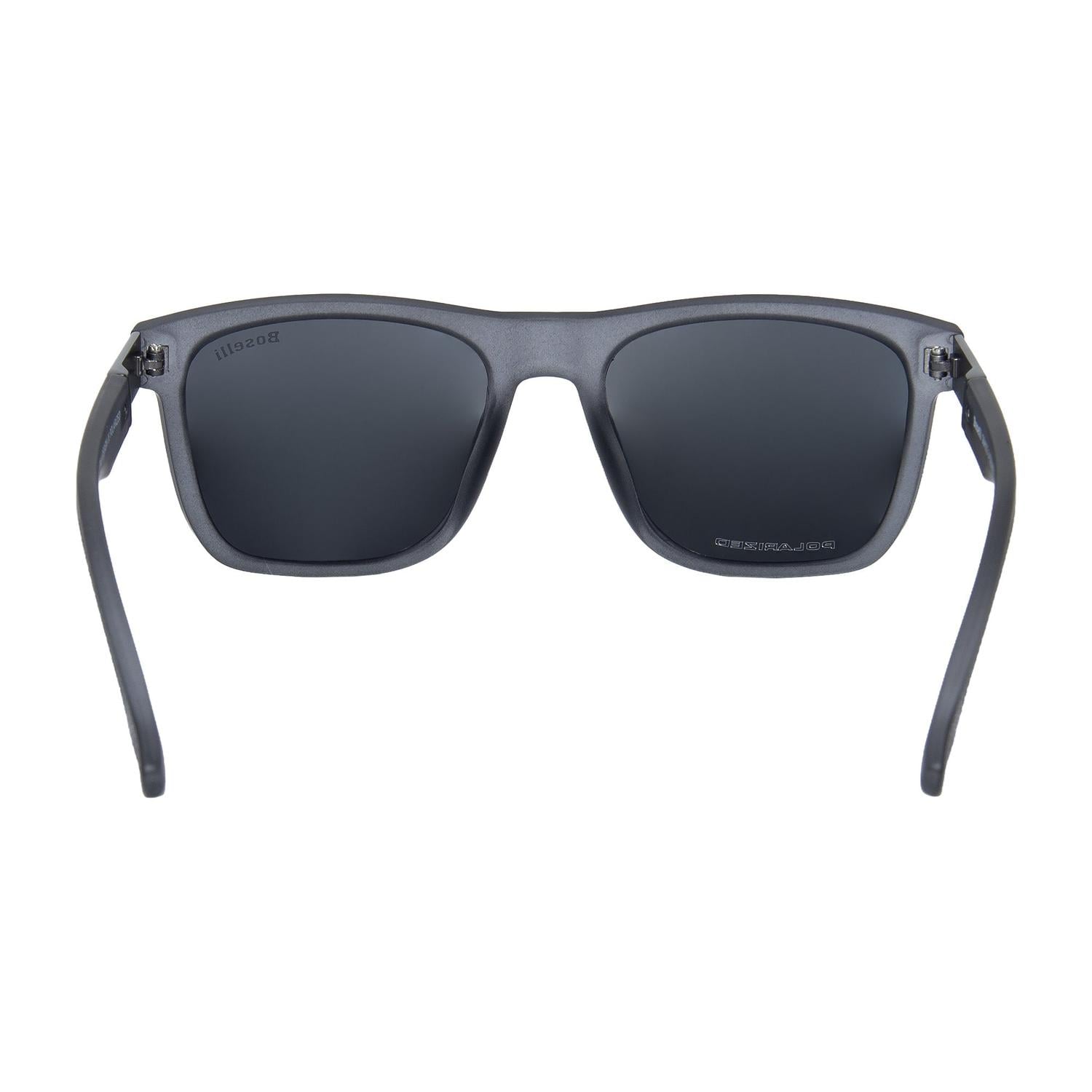 LENTES DE SOL POLARIZADO UNISEX GBH032 BOSELLI GRIS 1034523 - 4