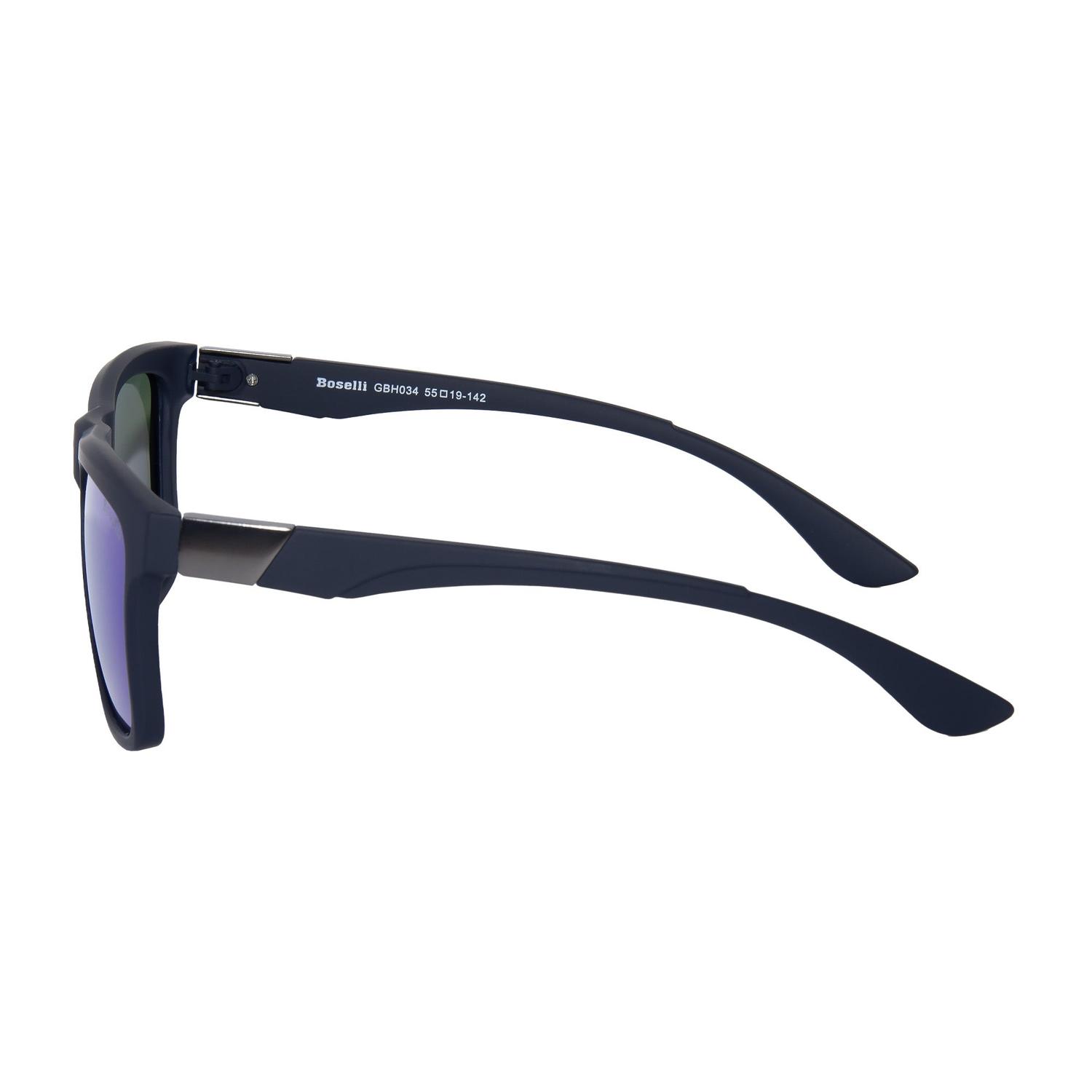LENTES DE SOL POLARIZADO UNISEX GBH034 BOSELLI AZUL 1034570 - 3