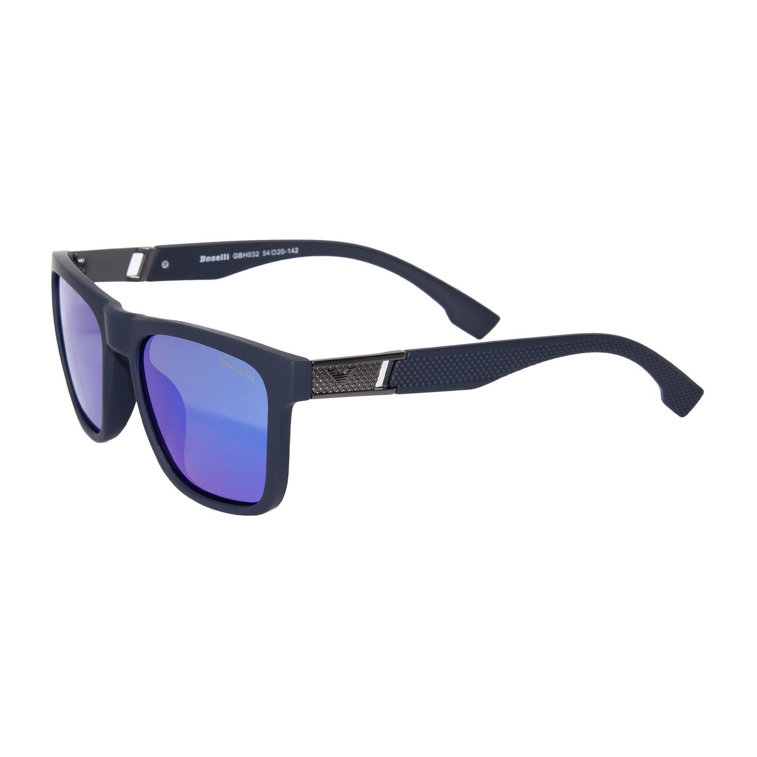 LENTES DE SOL POLARIZADO UNISEX GBH032 BOSELLI AZUL 1034525 - 2