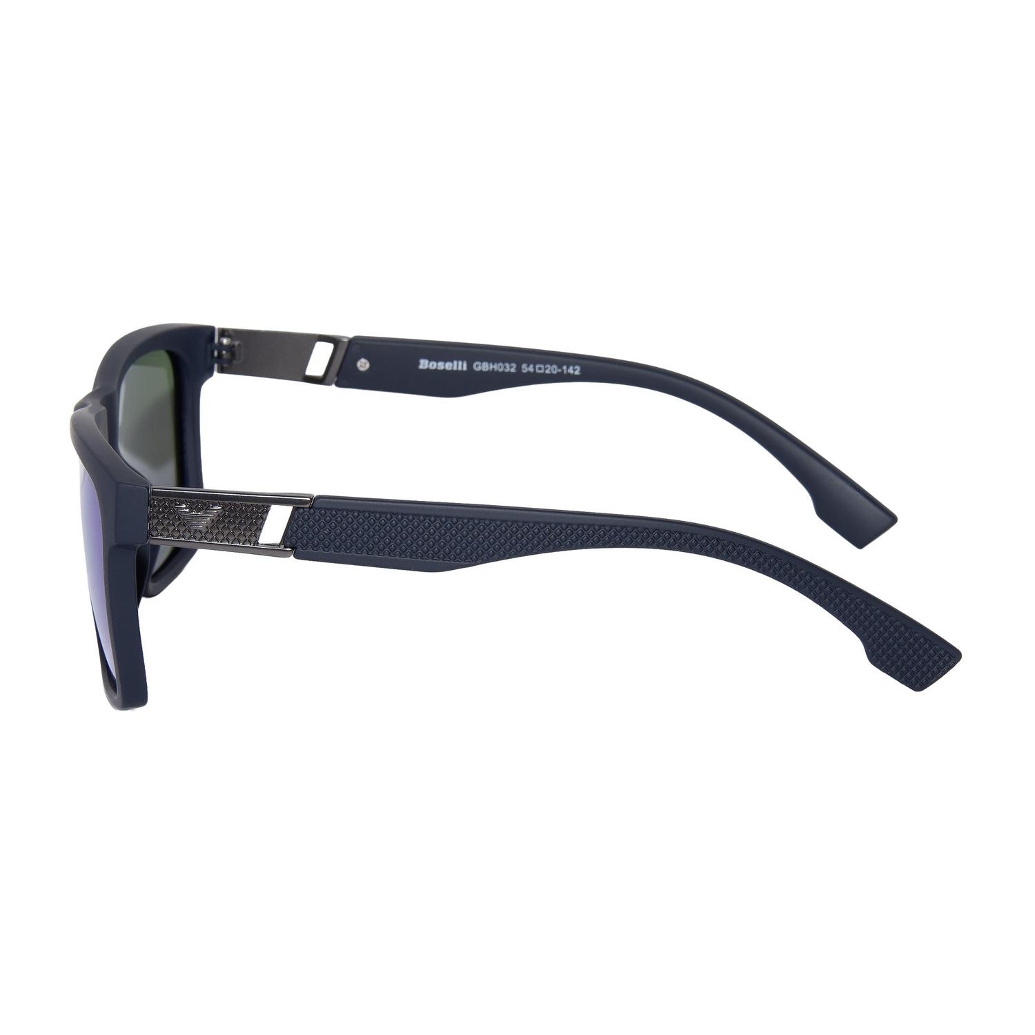 LENTES DE SOL POLARIZADO UNISEX GBH032 BOSELLI AZUL 1034525 - 3