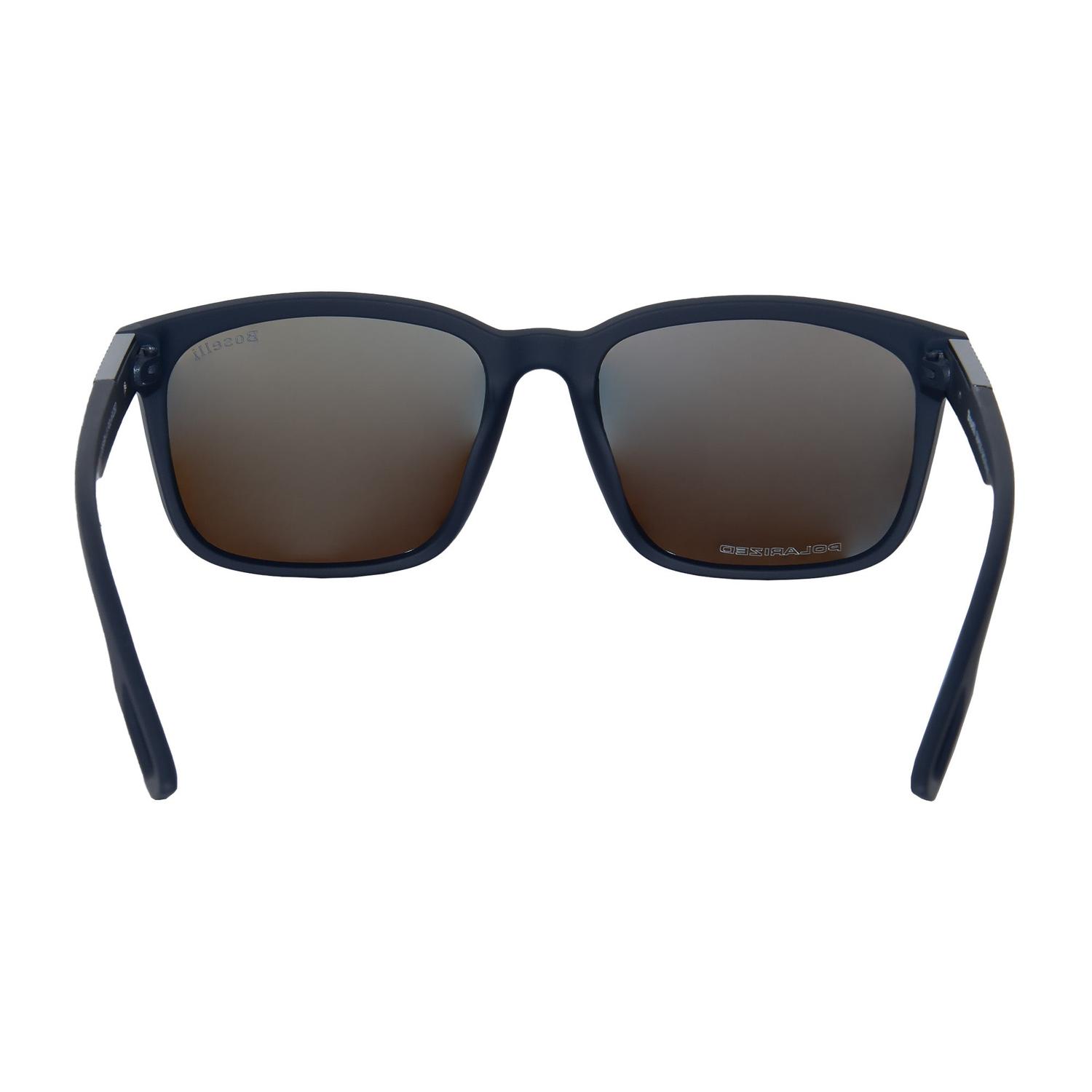 LENTES DE SOL POLARIZADO UNISEX GBH035 BOSELLI AZUL 1034575 - 4