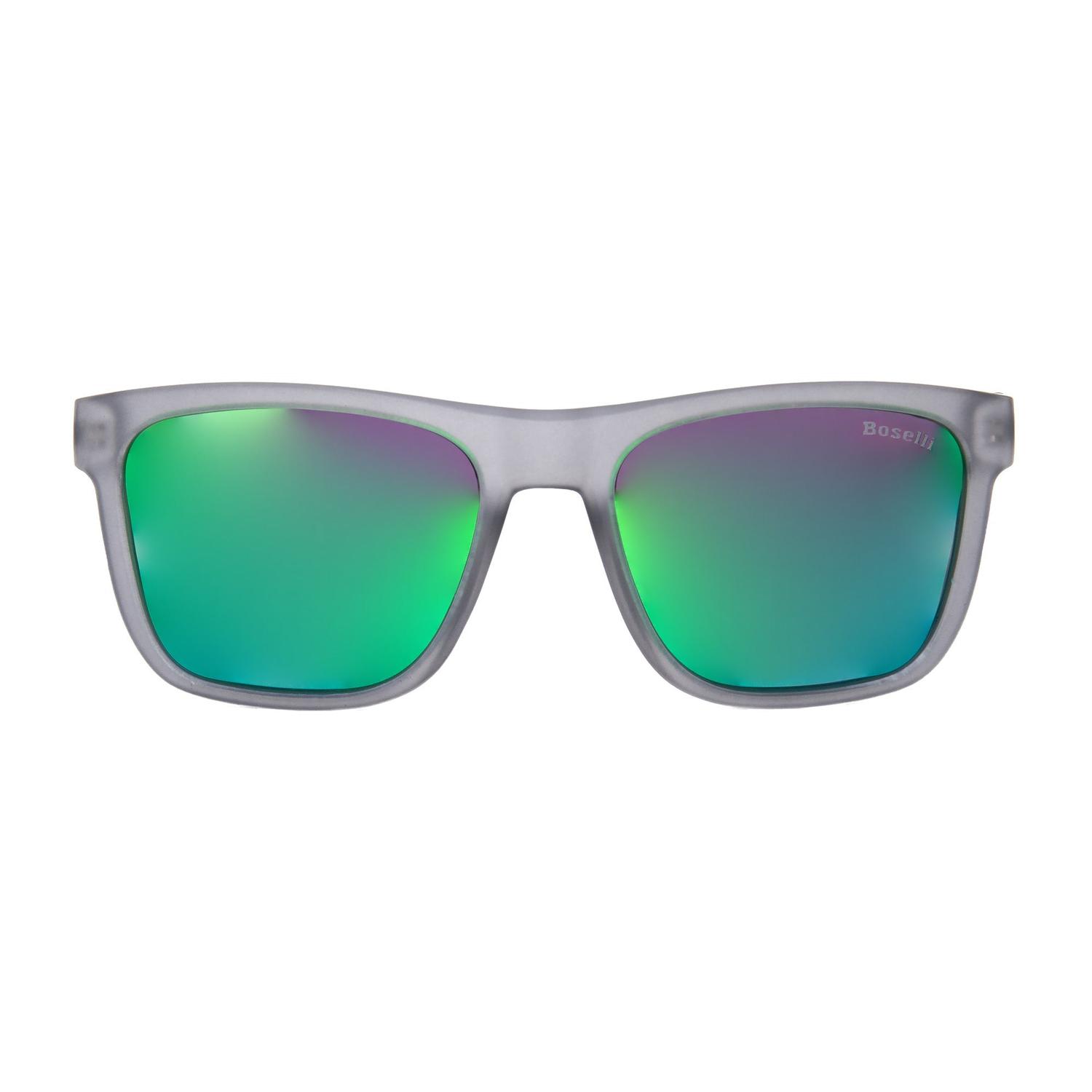 LENTES DE SOL POLARIZADO UNISEX GBH032 BOSELLI GRIS 1034524 - 1