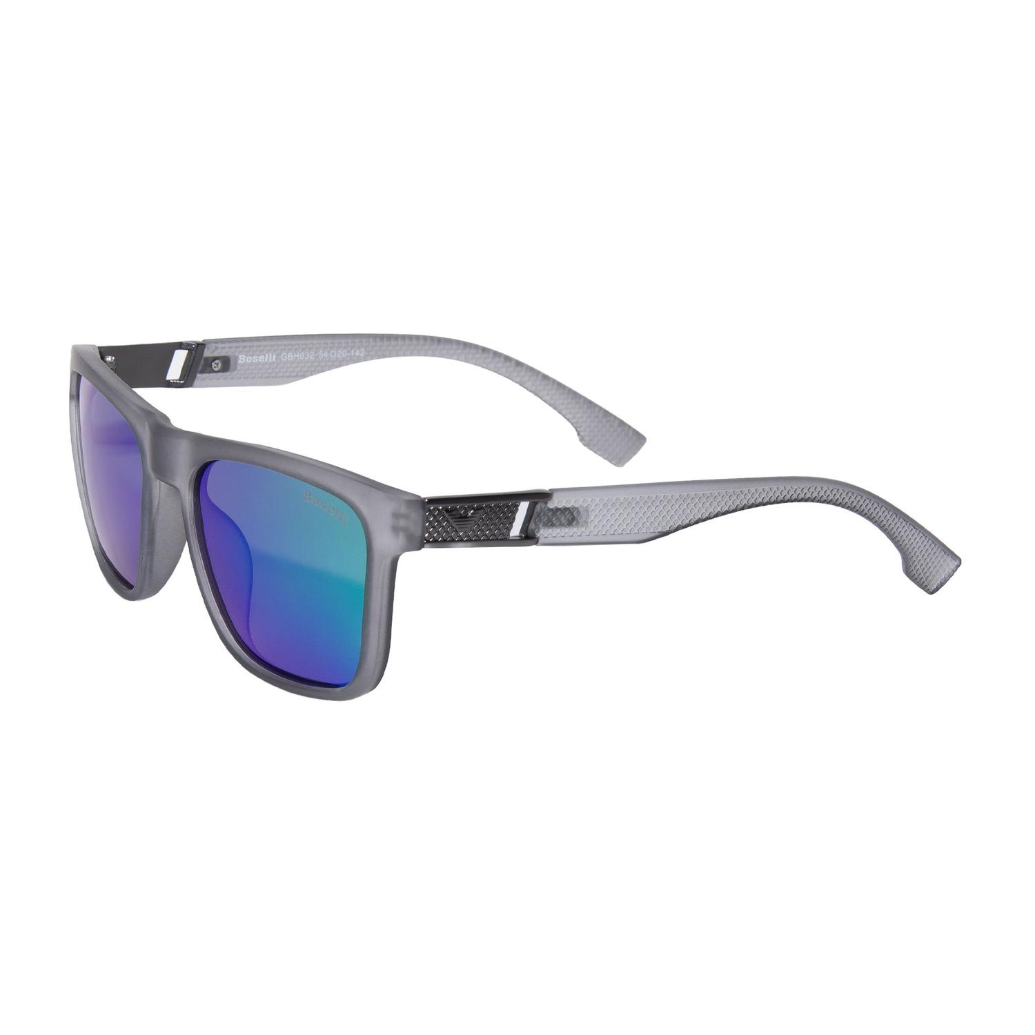 LENTES DE SOL POLARIZADO UNISEX GBH032 BOSELLI GRIS 1034524 - 2