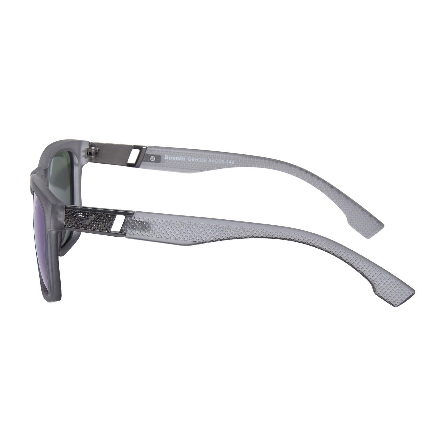 LENTES DE SOL POLARIZADO UNISEX GBH032 BOSELLI GRIS 1034524 - 3