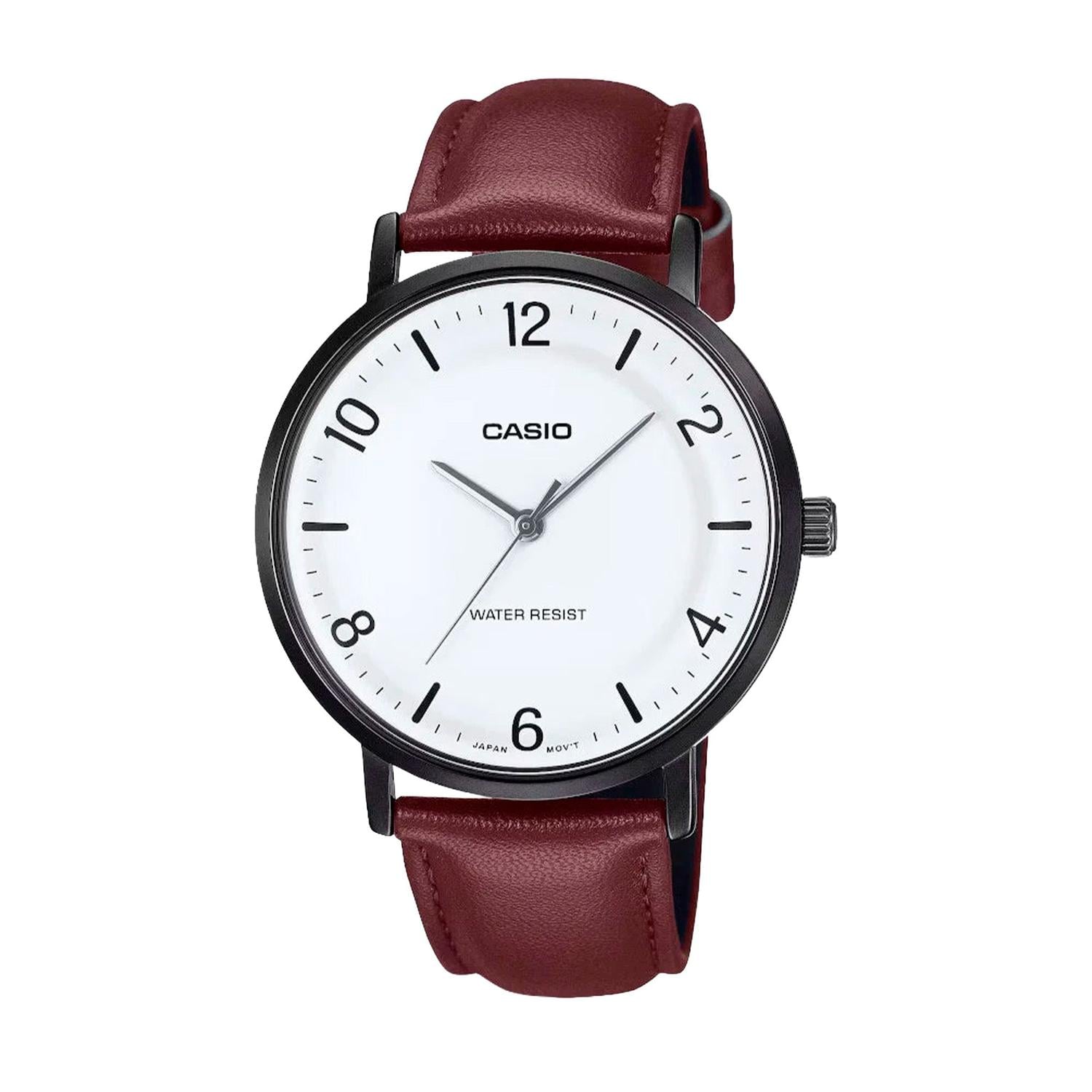 RELOJ ANALOGICO HOMBRE MTP-VT03BL-7BDF CASIO NEGRO 1034741 - 1