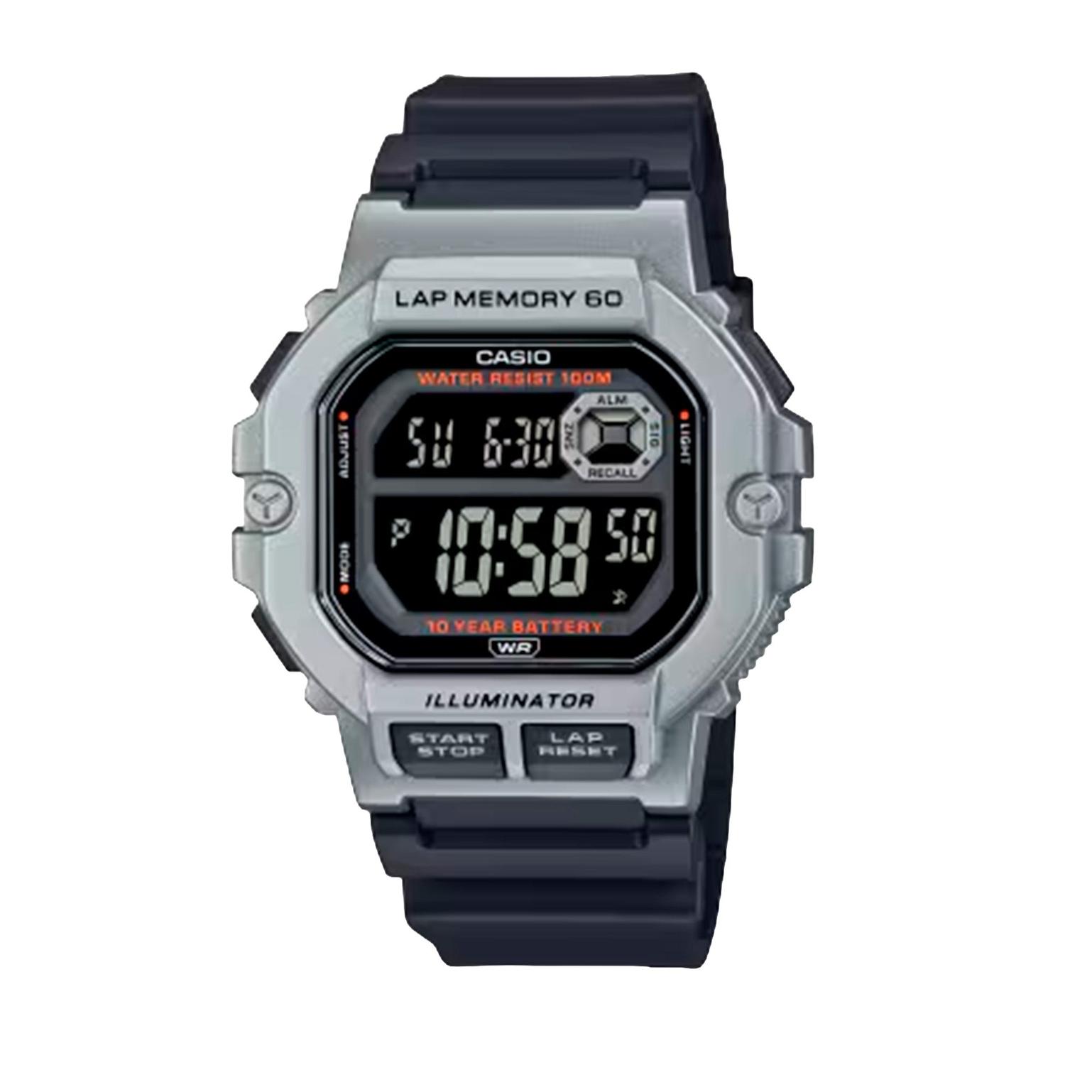 RELOJ DIGITAL HOMBRE WS-1400H-1BVDF CASIO PLOMO 1034753 - 1