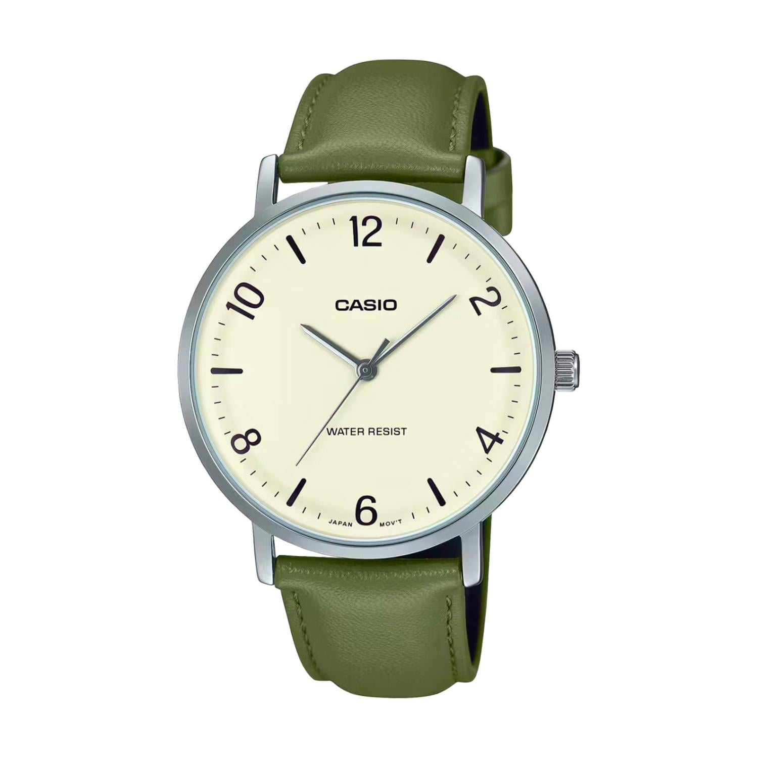 RELOJ ANALOGICO HOMBRE MTP-VT03L-7BDF CASIO VERDE 1034743 - 1