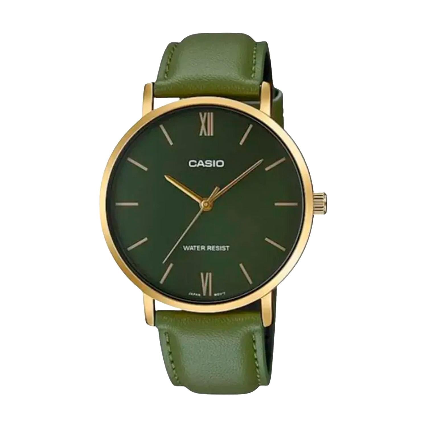 RELOJ ANALOGICO HOMBRE MTP-VT01GL-3BUDF CASIO VERDE 1034739 - 1