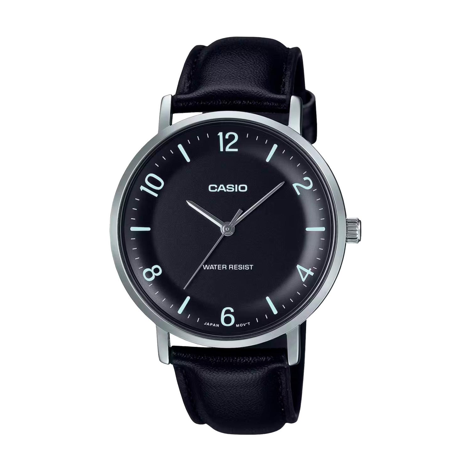 RELOJ ANALOGICO HOMBRE MTP-VT03L-1BDF CASIO NEGRO 1034742 - 1