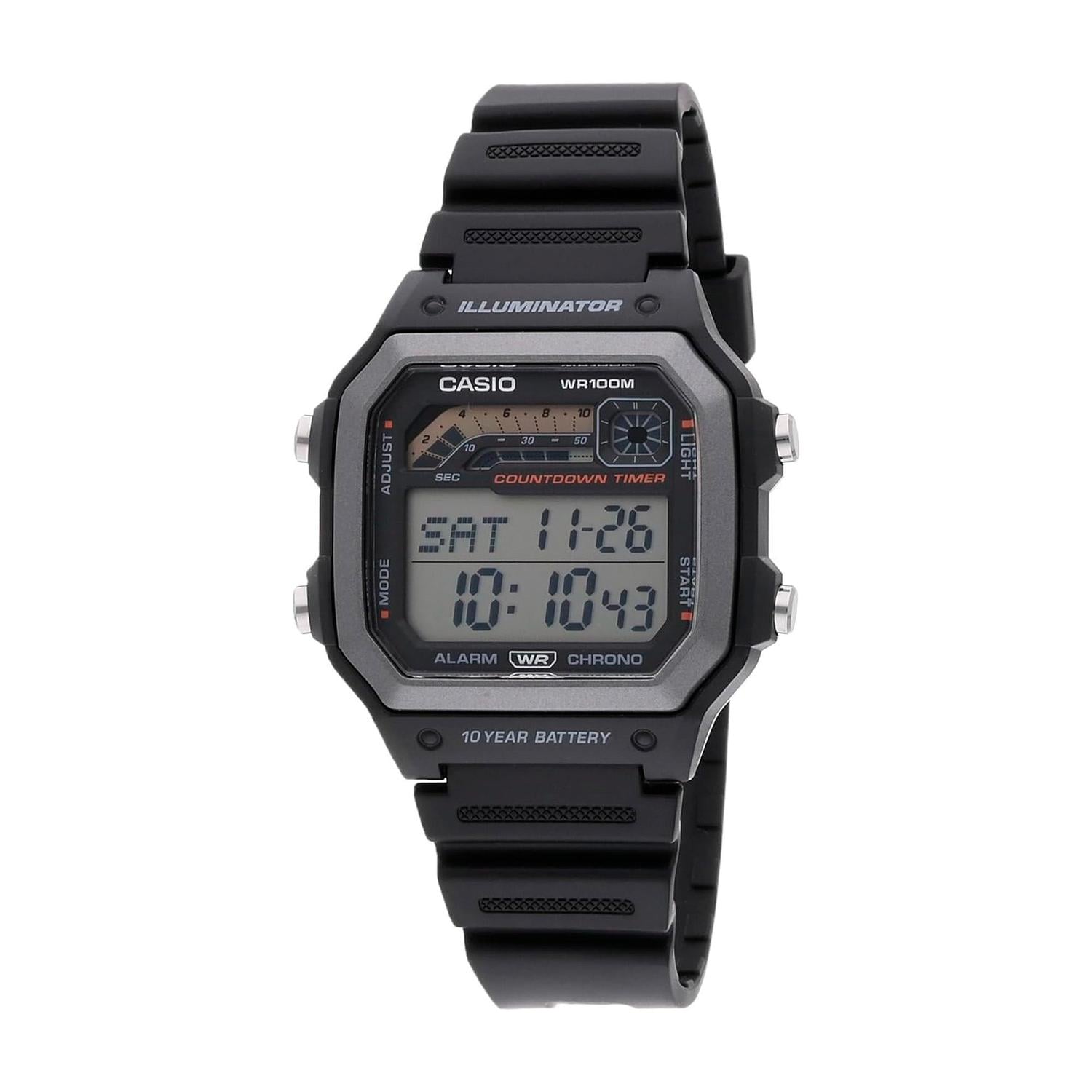 RELOJ DIGITAL HOMBRE WS-1600H-1AVDF CASIO NEGRO 1034754 - 1