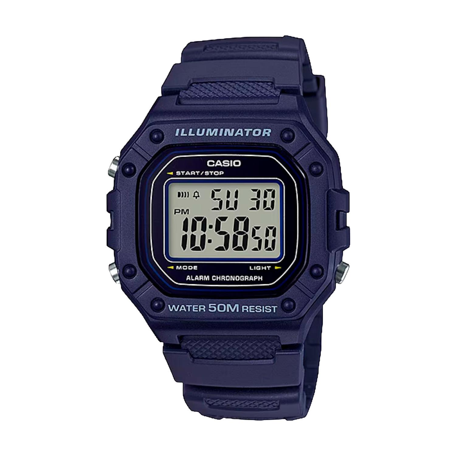 RELOJ DIGITAL HOMBRE W-218H-2AVDF CASIO AZUL 1034746 - 1