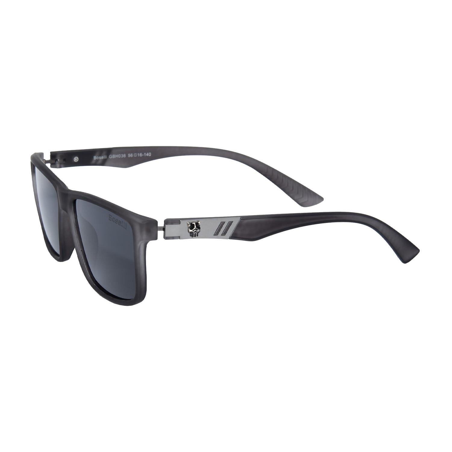LENTES DE SOL POLARIZADO HOMBRE GBH036 BOSELLI GRIS 1034943 - 2