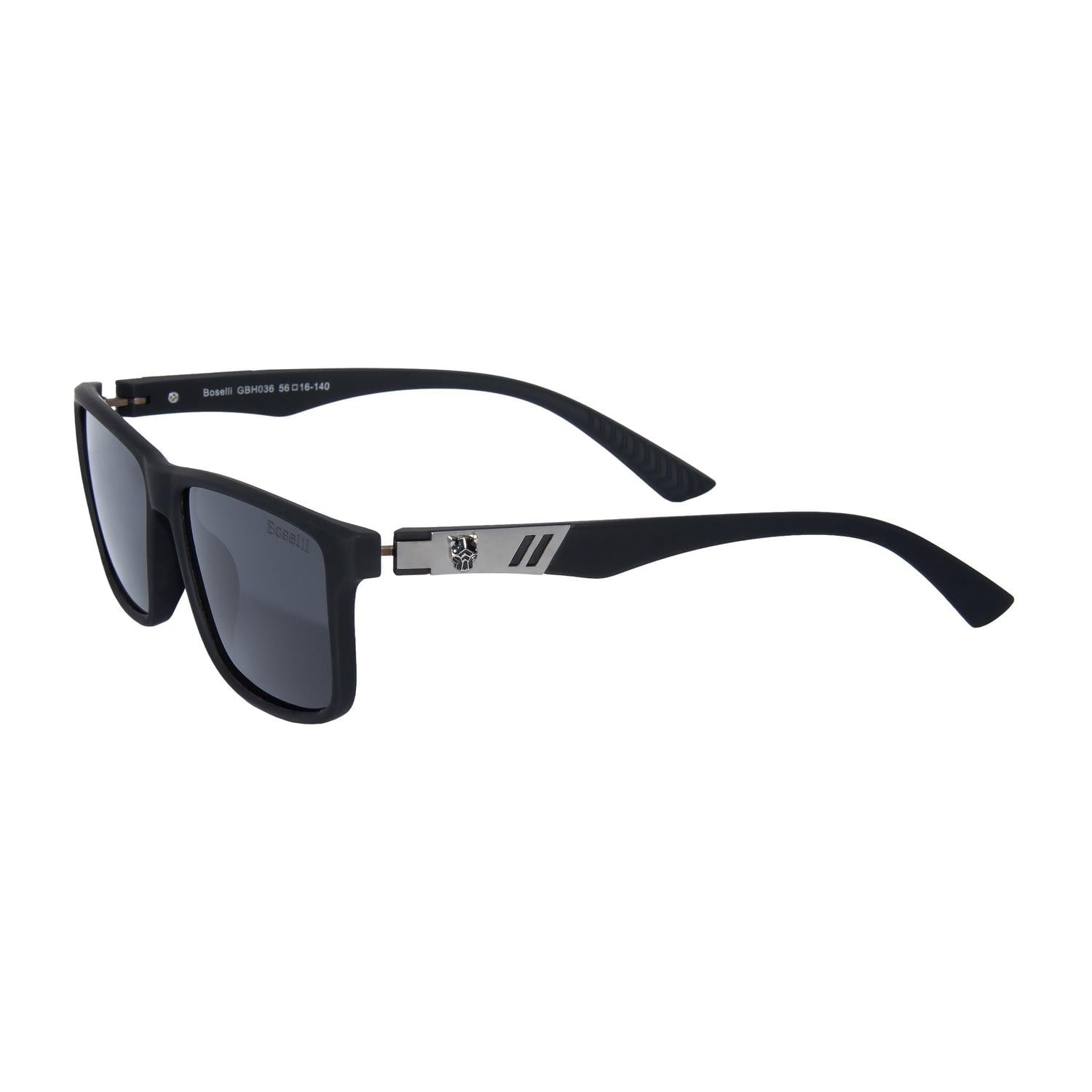 LENTES DE SOL POLARIZADO HOMBRE GBH036 BOSELLI NEGRO 1034941 - 2