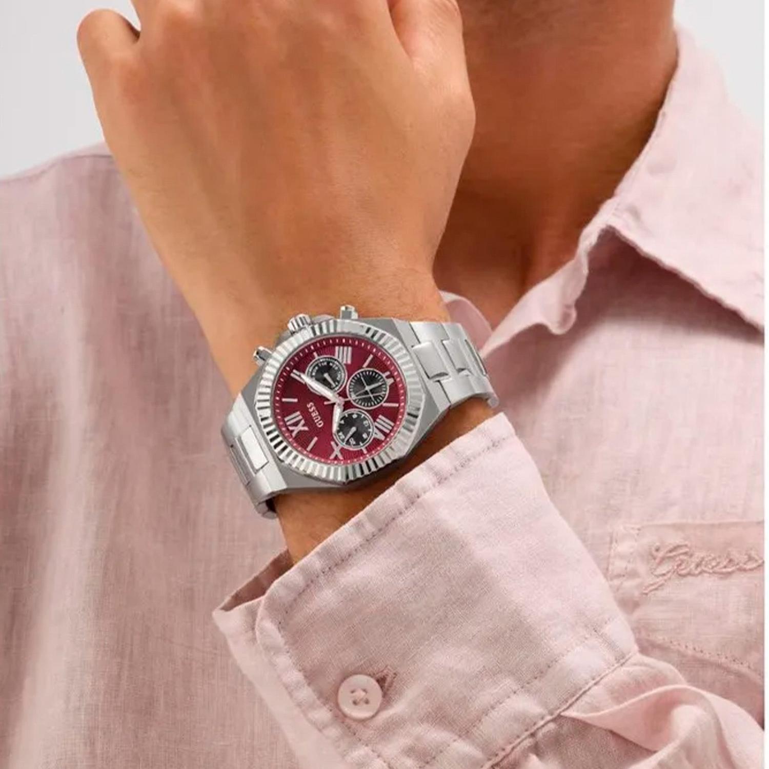 RELOJ ANALOGICO HOMBRE GW0703G7 GUESS PLATEADO 1034981 - 4